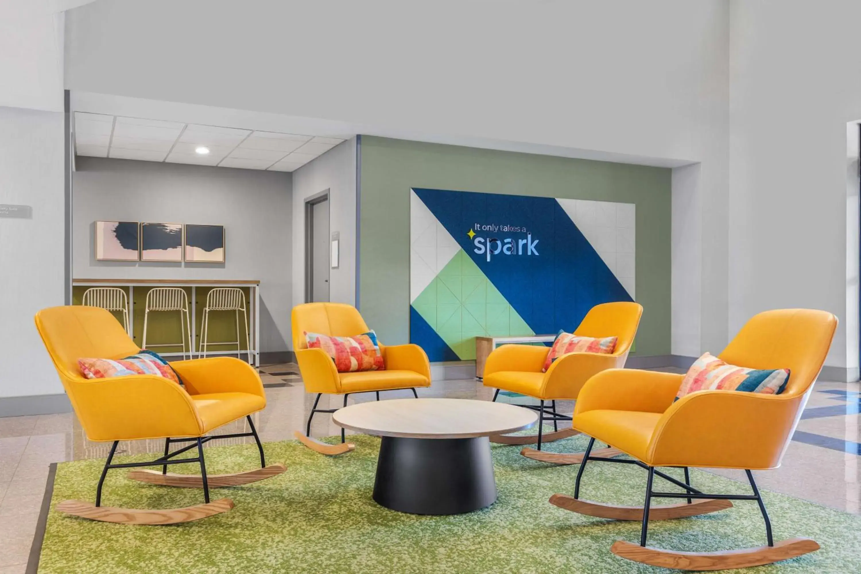 Lobby or reception in Spark By Hilton Winchester Lobby or reception in Spark By Hilton Winchester