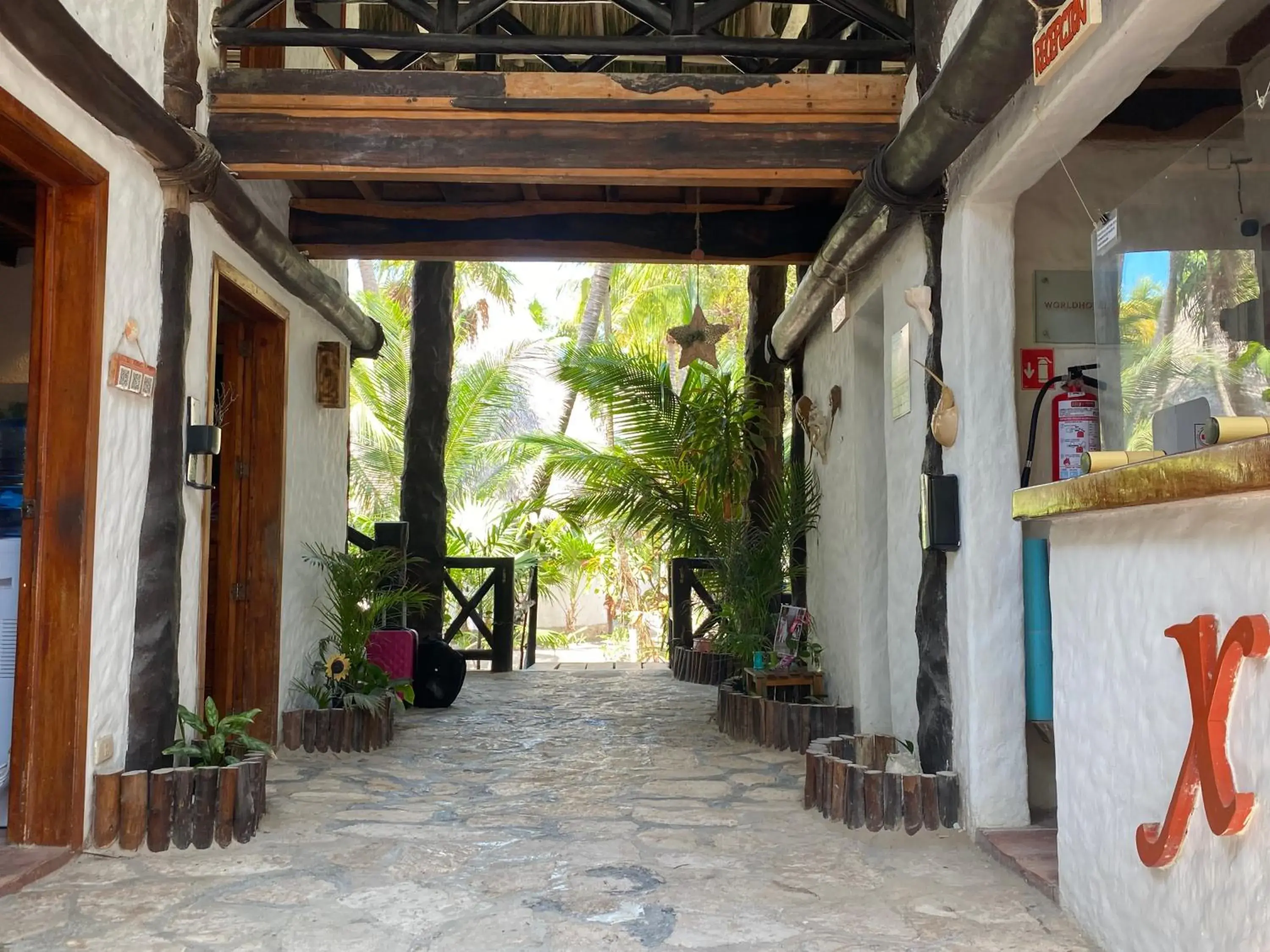 Lobby or reception in Holbox by Xaloc Lobby or reception in Holbox by Xaloc