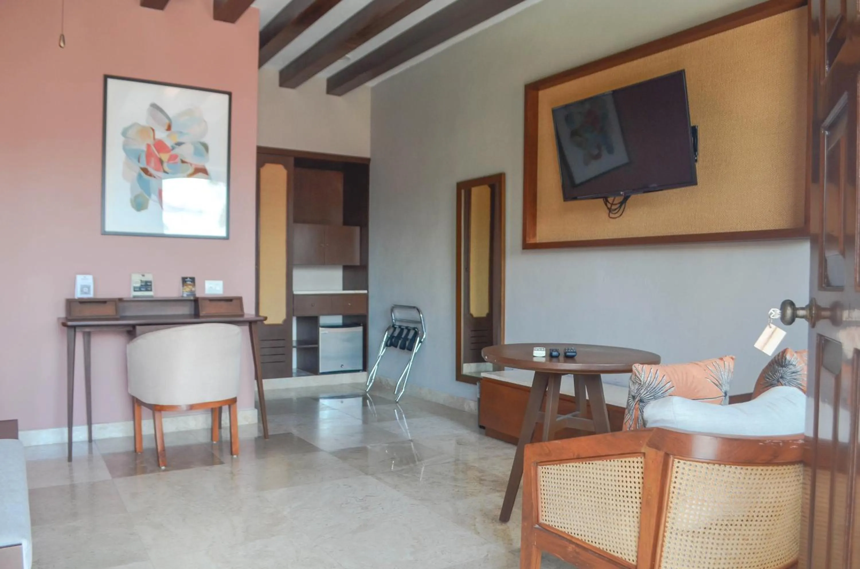 Seating area in Casa Lucia Hotel Boutique