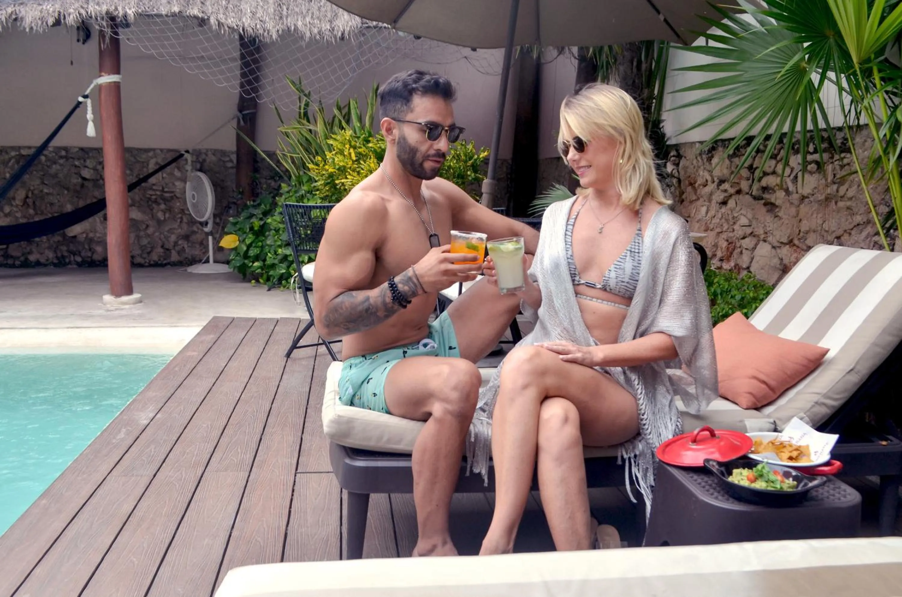 Swimming pool in Casa Lucia Hotel Boutique