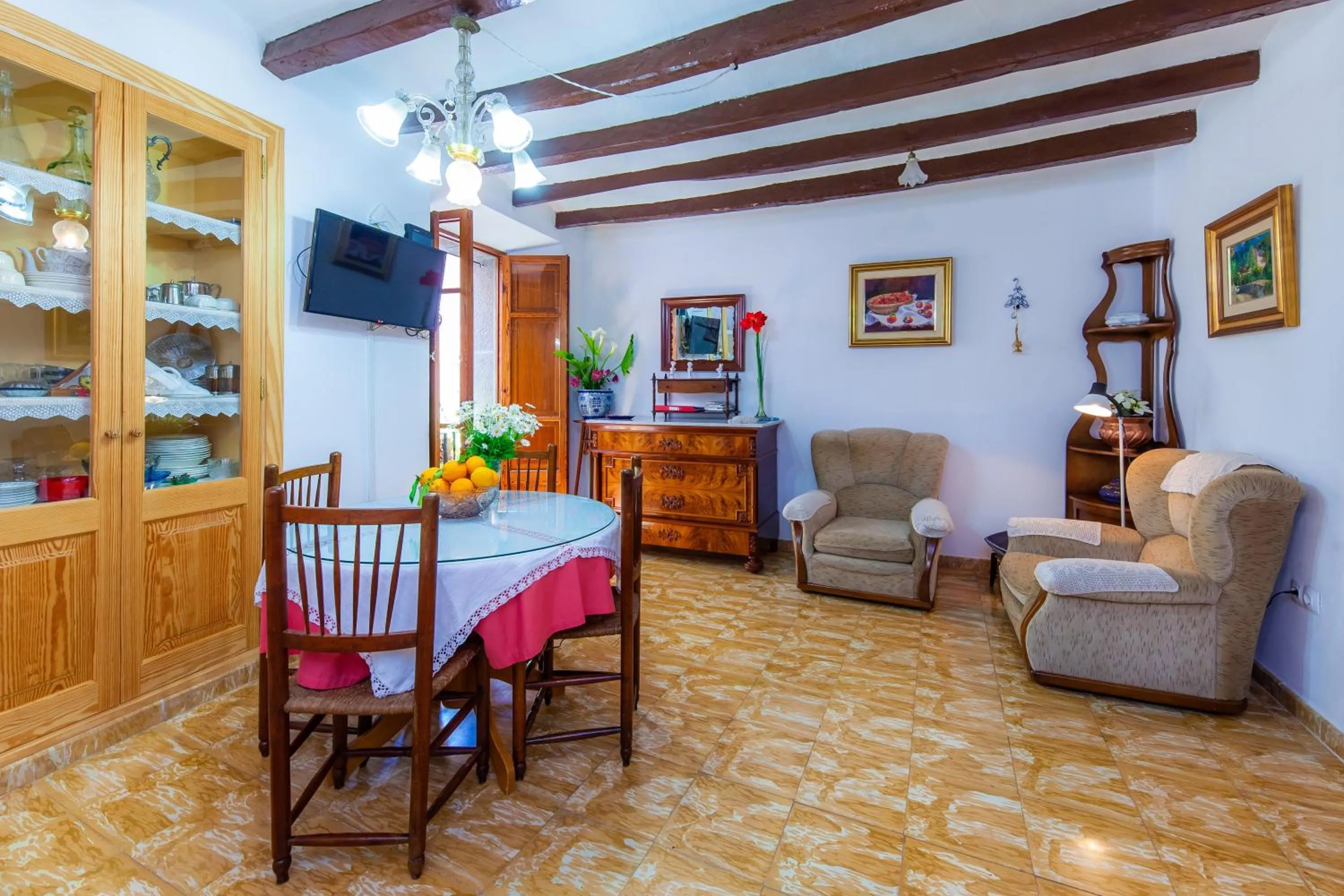 Living room in Can Murons