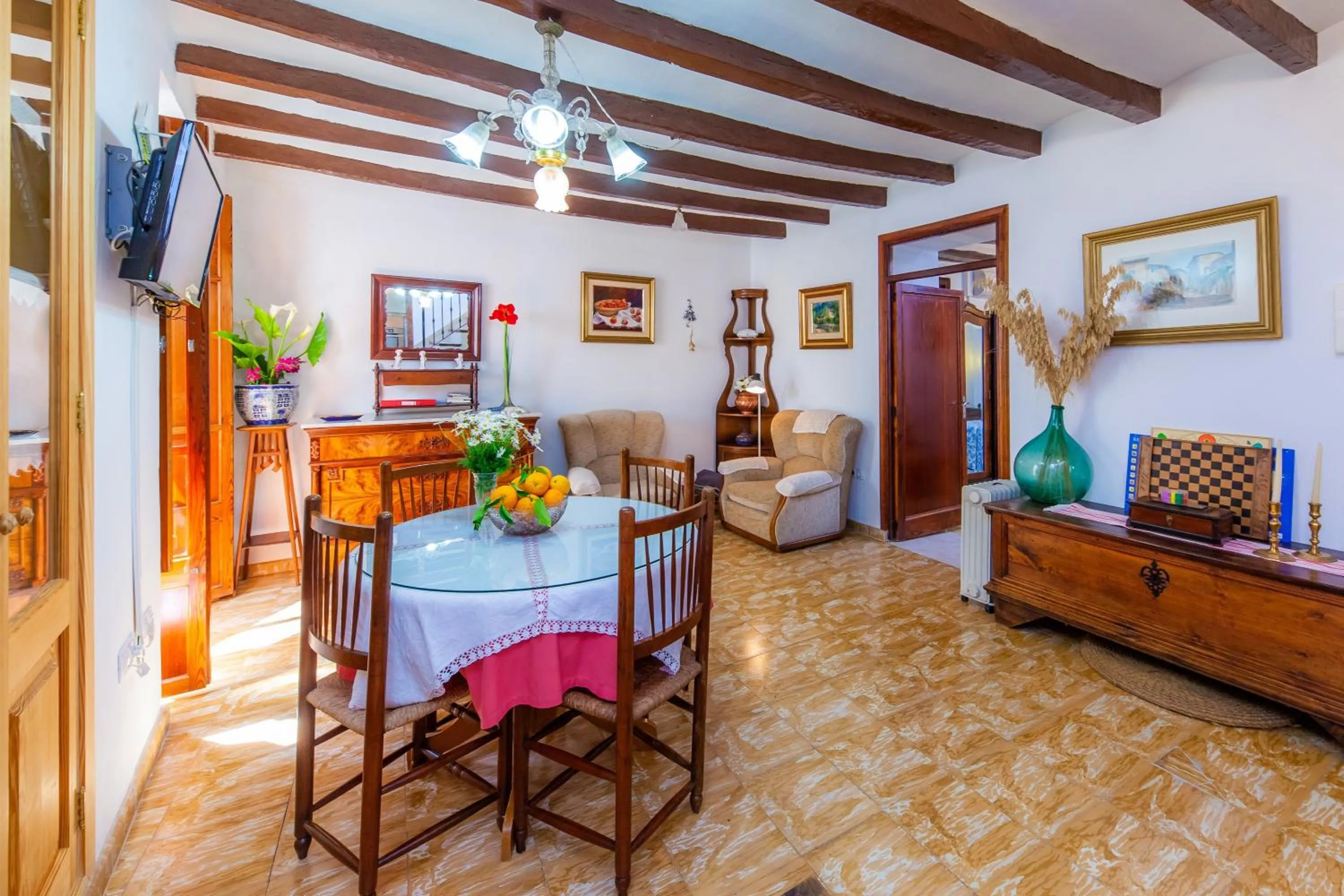 Living room in Can Murons