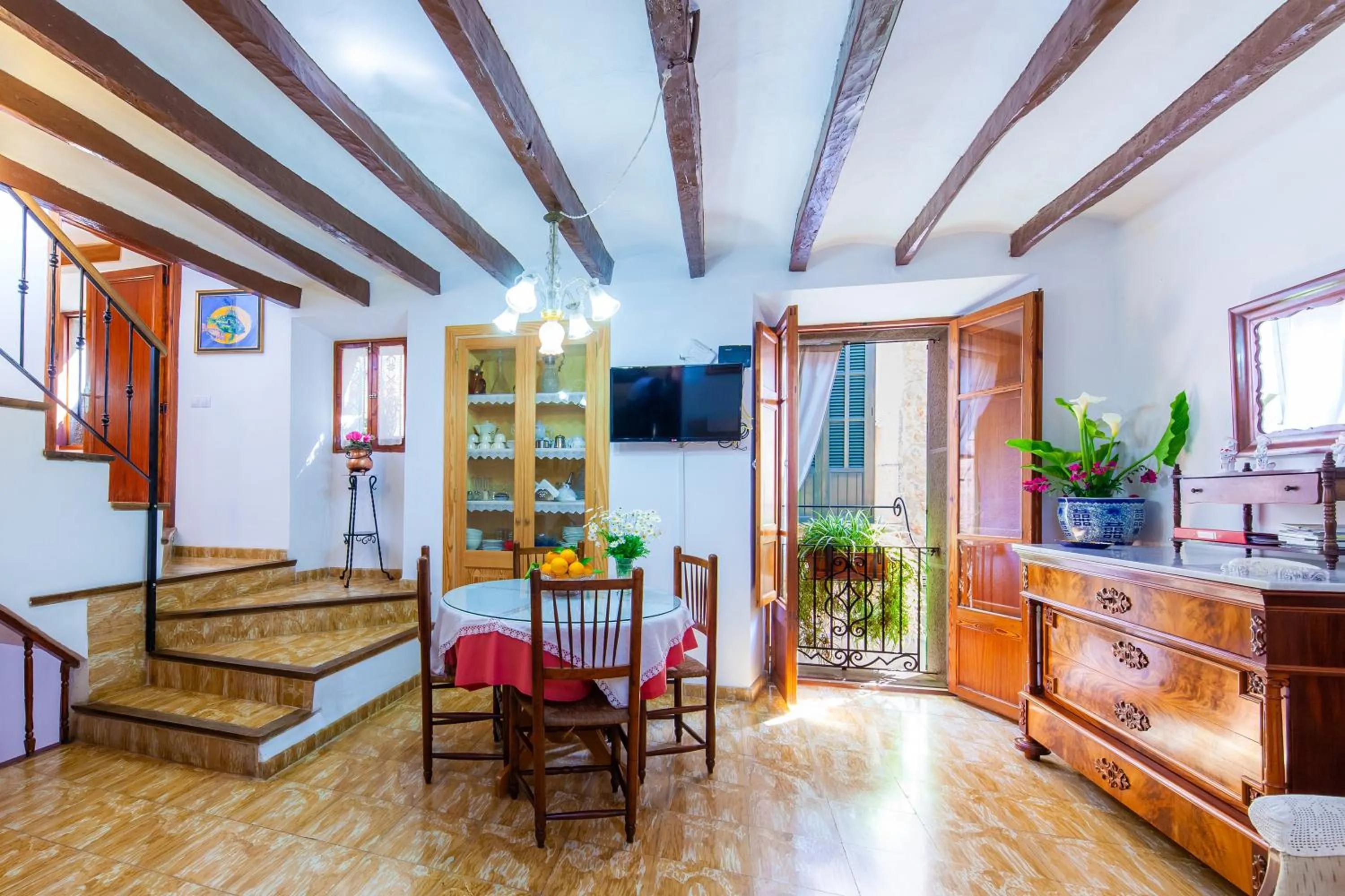 Living room in Can Murons