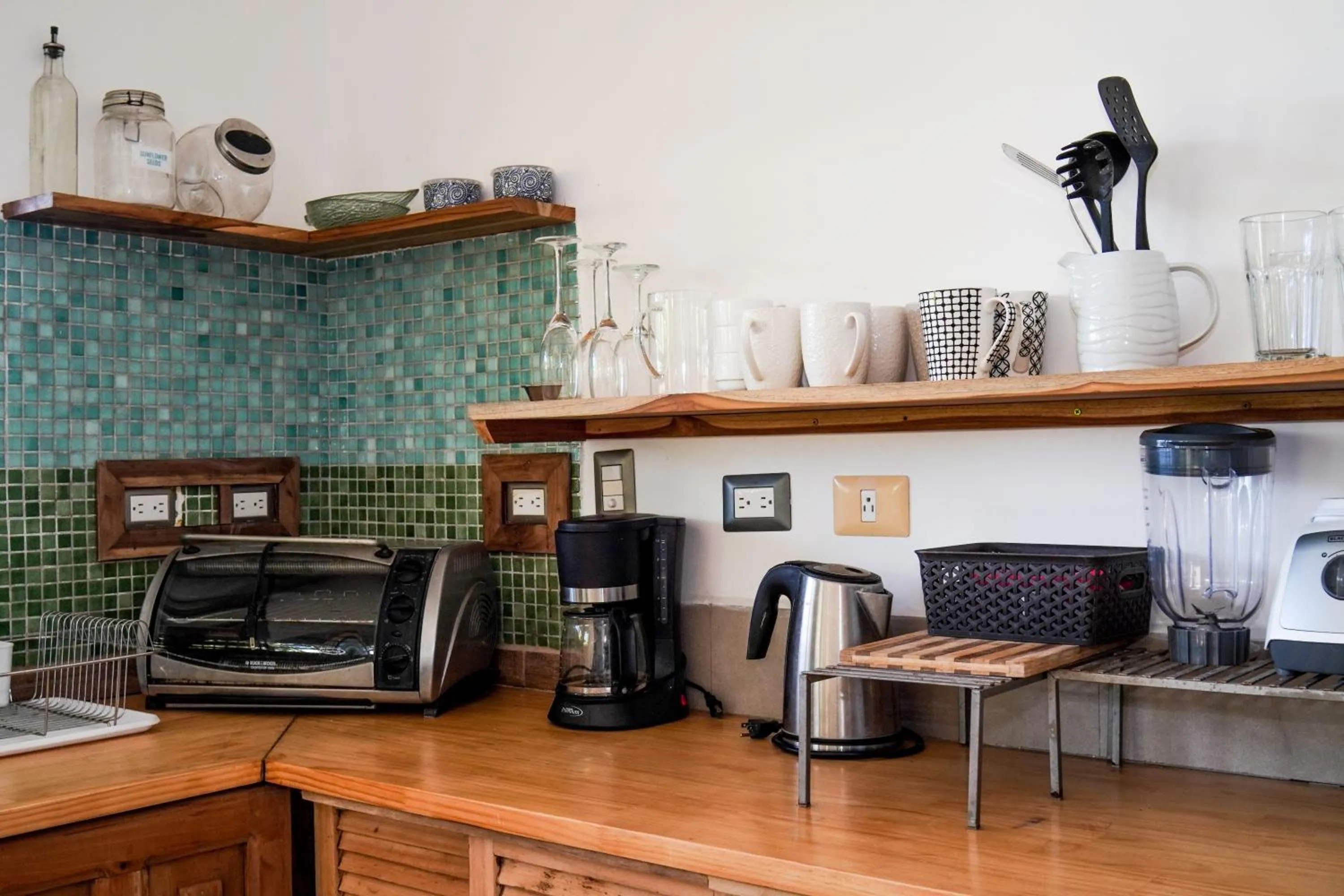 kitchen in Nautilus Surf & Yoga Villas Santa Teresa