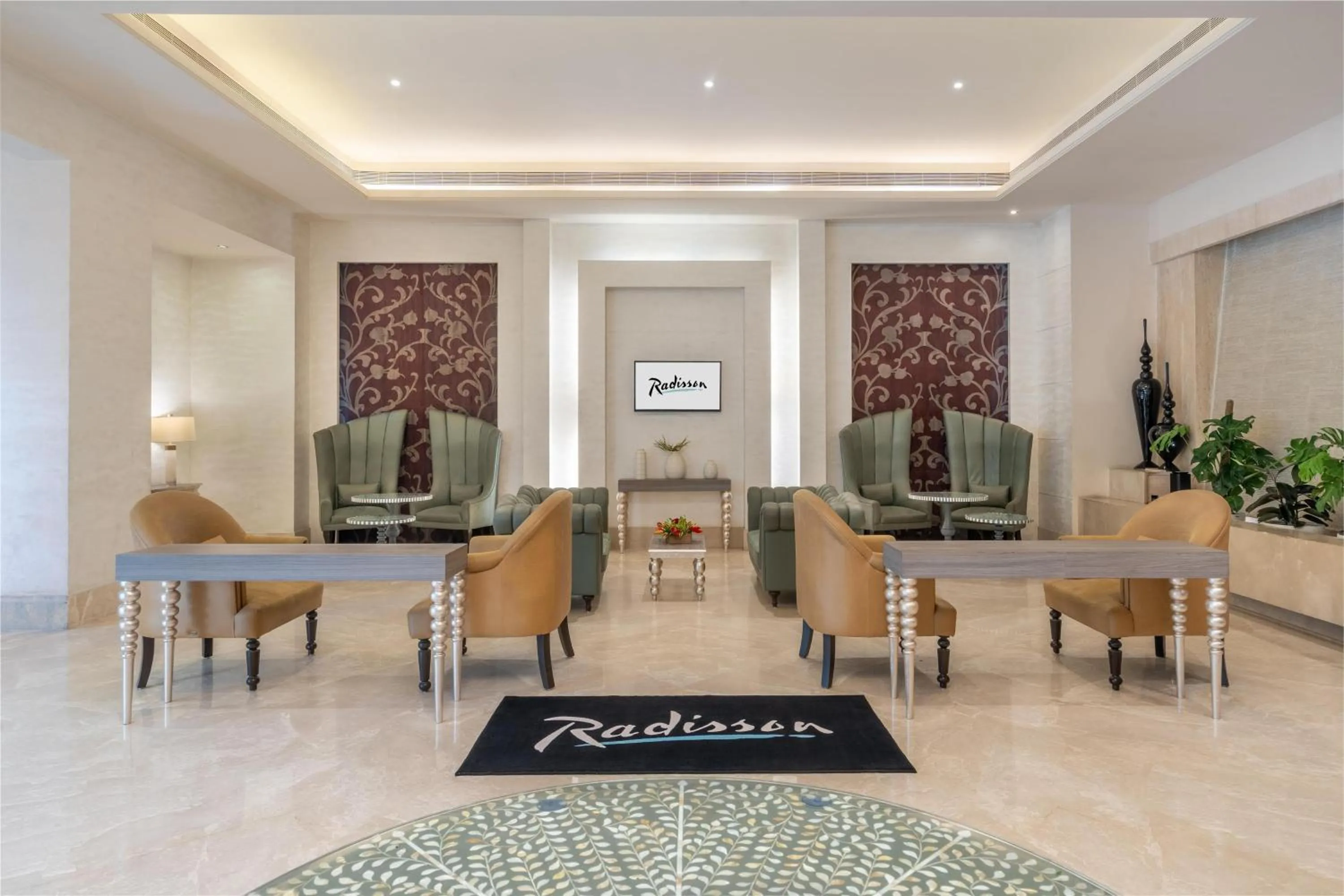 Lobby or reception in Radisson Hyderabad Hitec City