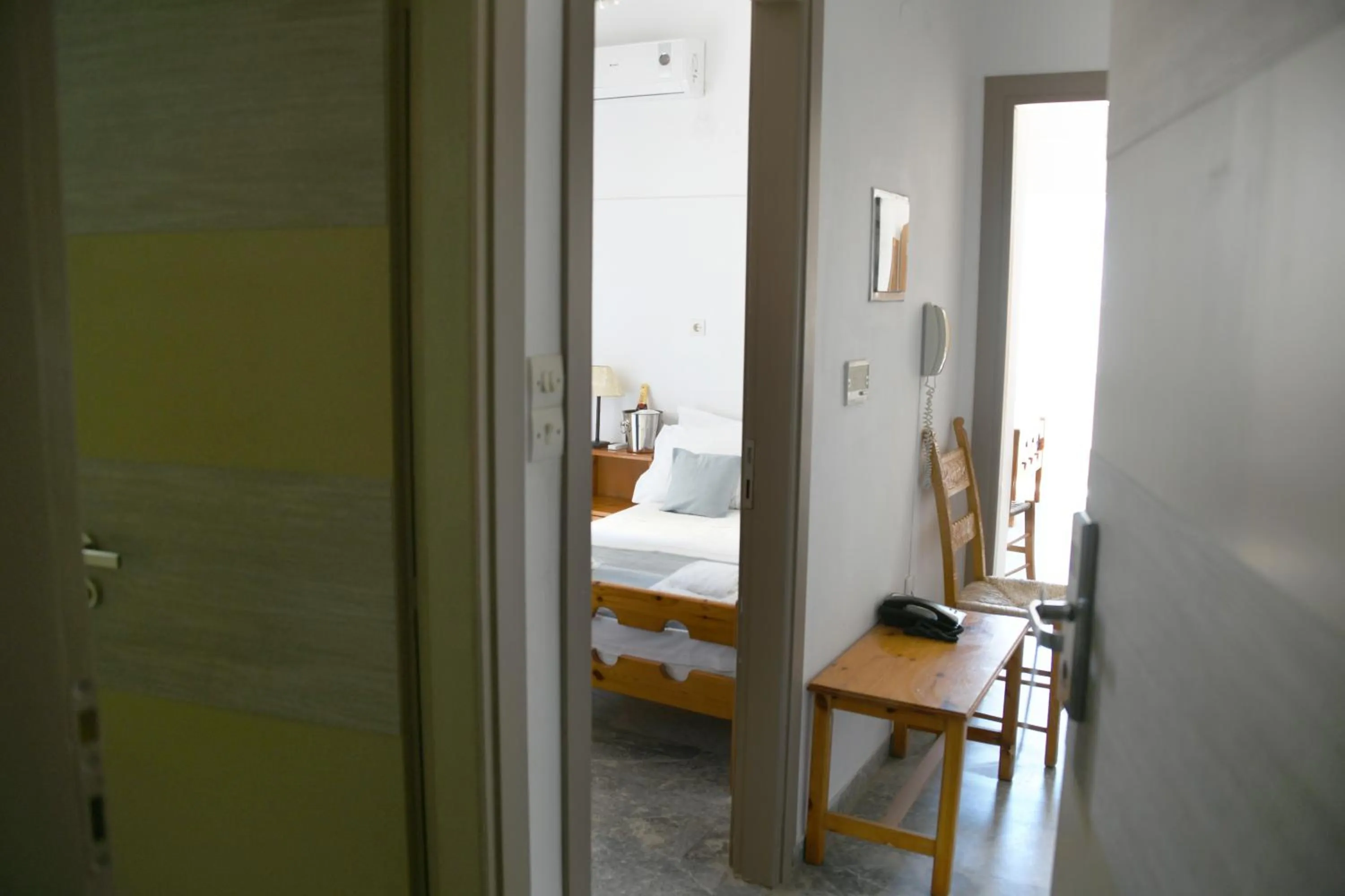 Bedroom in Klinakis Beach Hotel