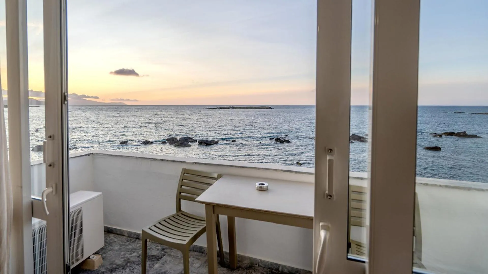 Balcony/Terrace in Klinakis Beach Hotel