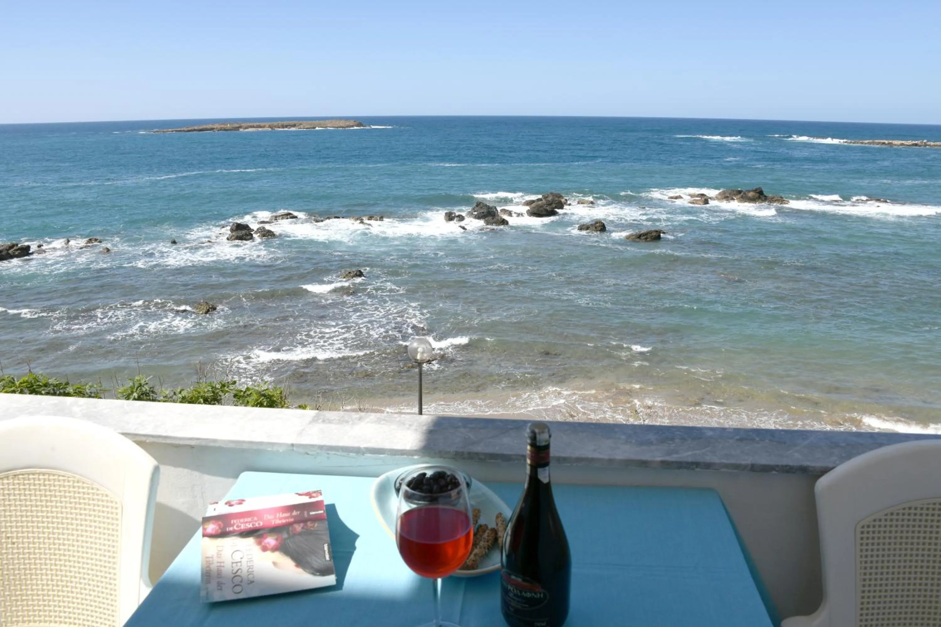 Balcony/Terrace in Klinakis Beach Hotel