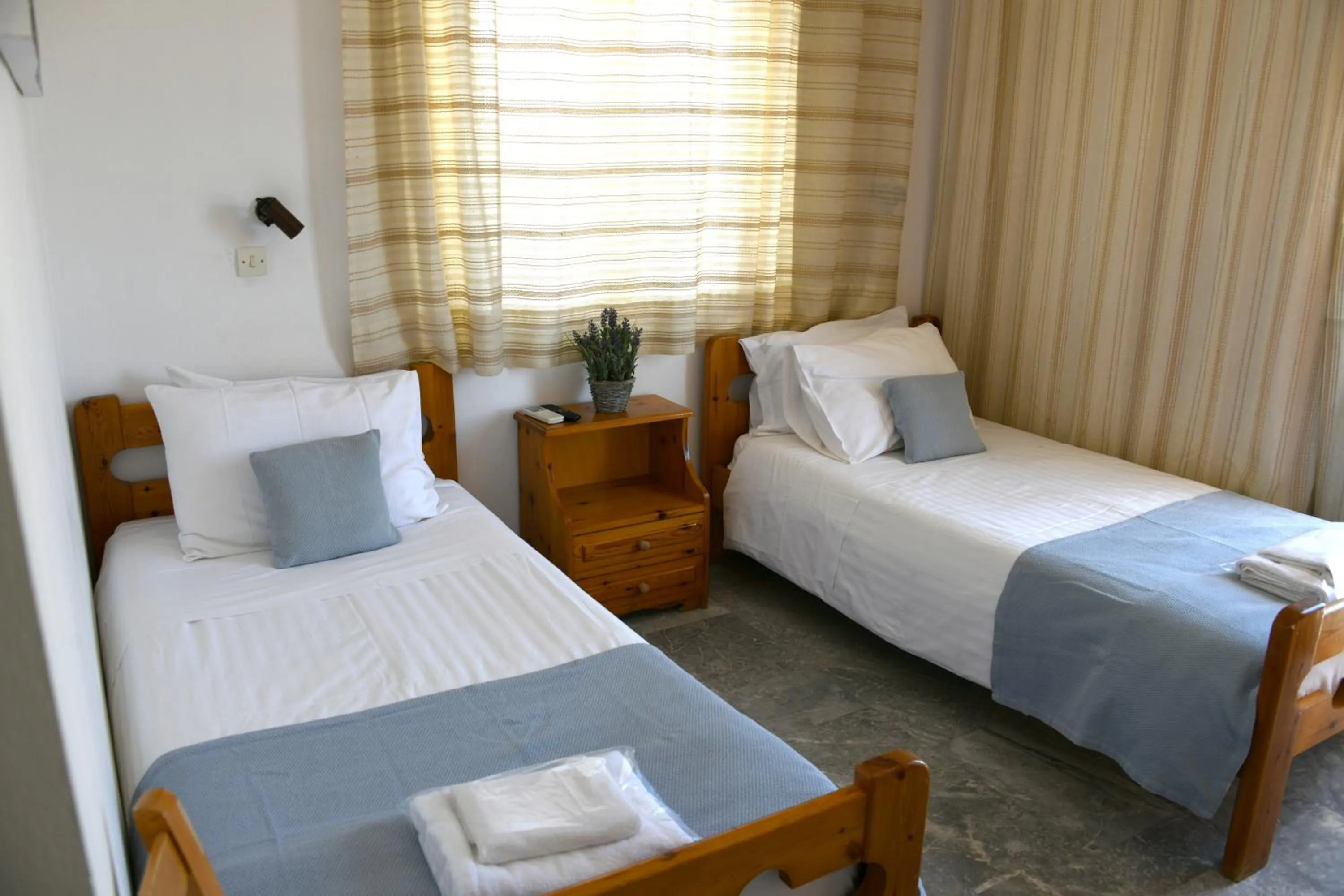 Bed in Klinakis Beach Hotel