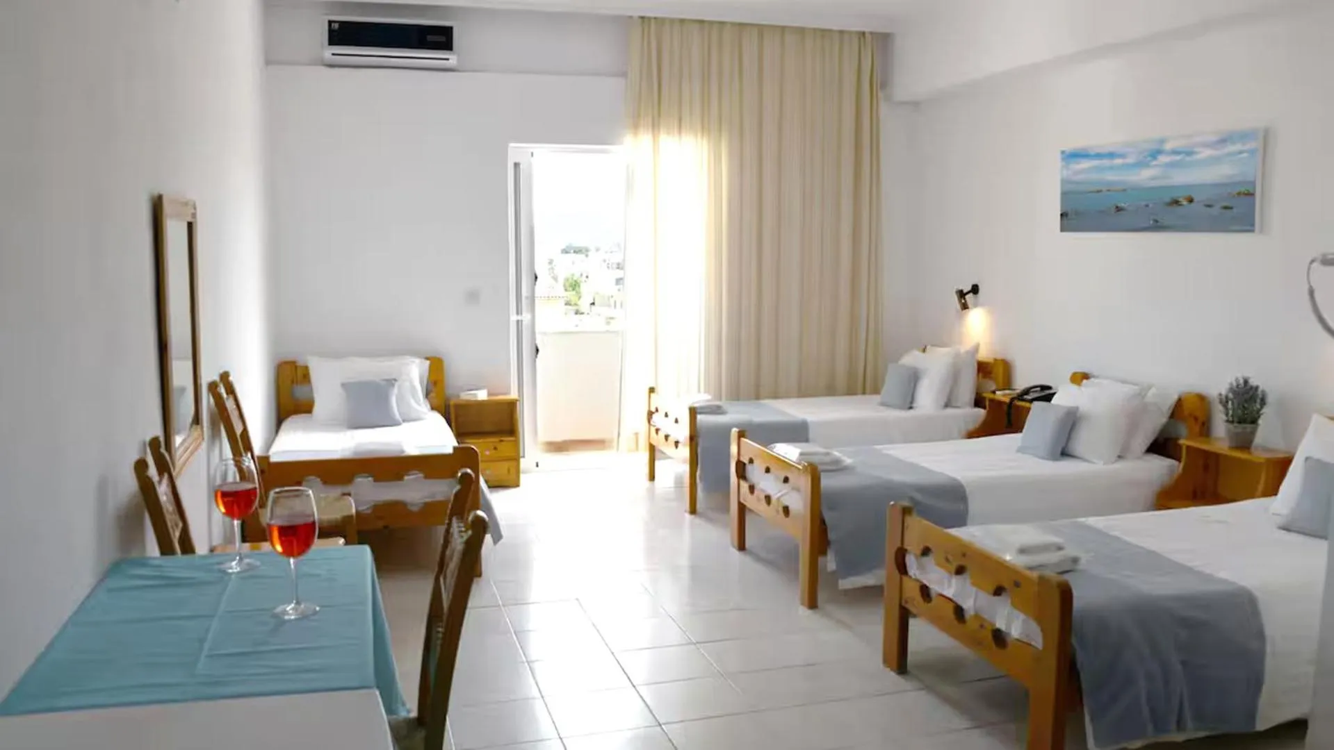 Bedroom, Bed in Klinakis Beach Hotel