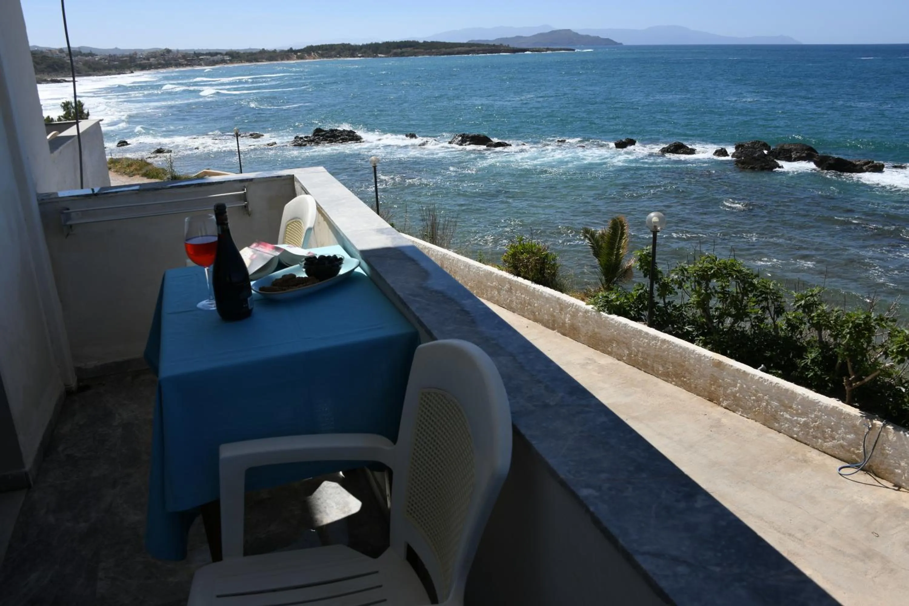 Balcony/Terrace in Klinakis Beach Hotel