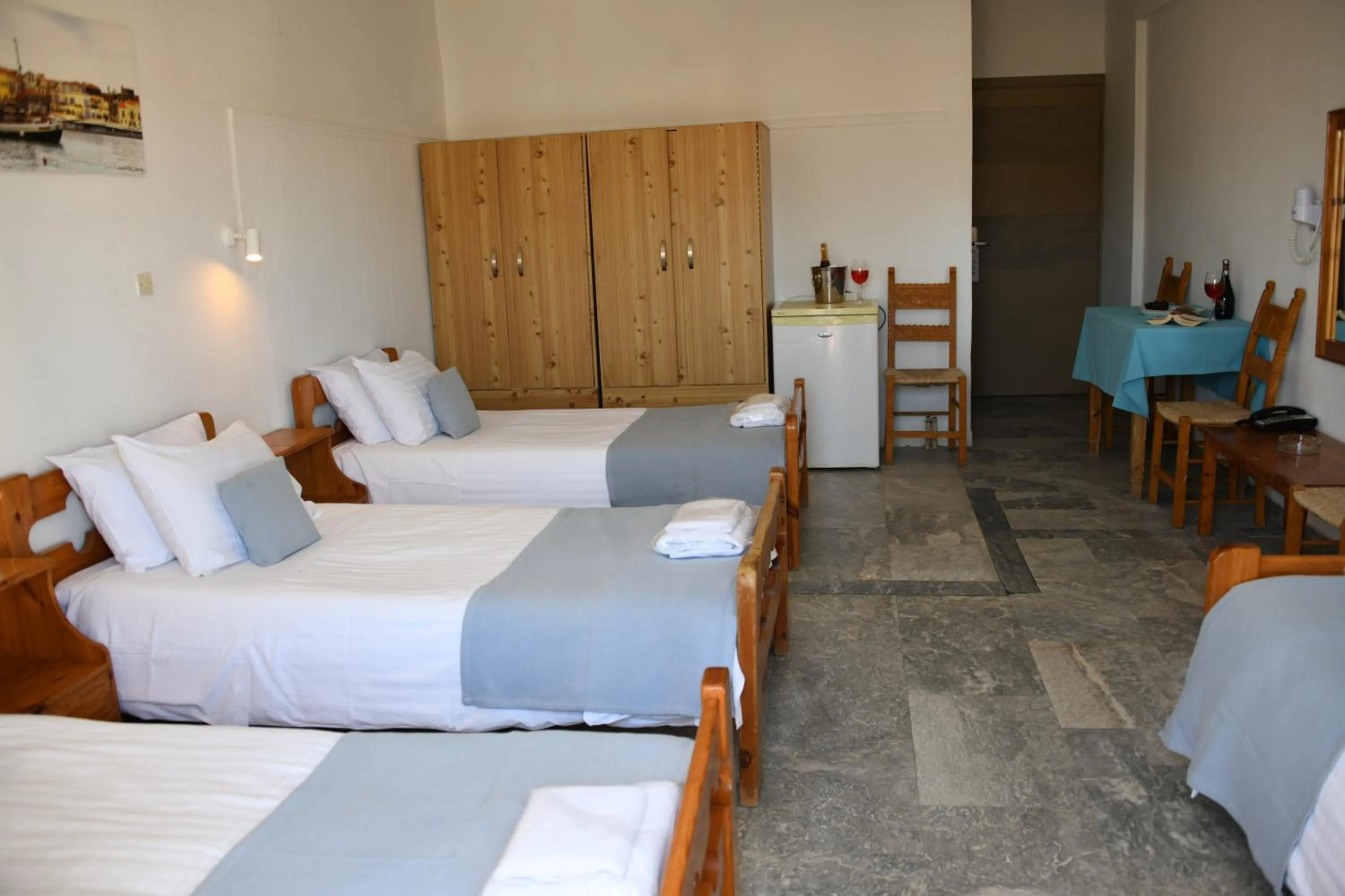 Bedroom in Klinakis Beach Hotel