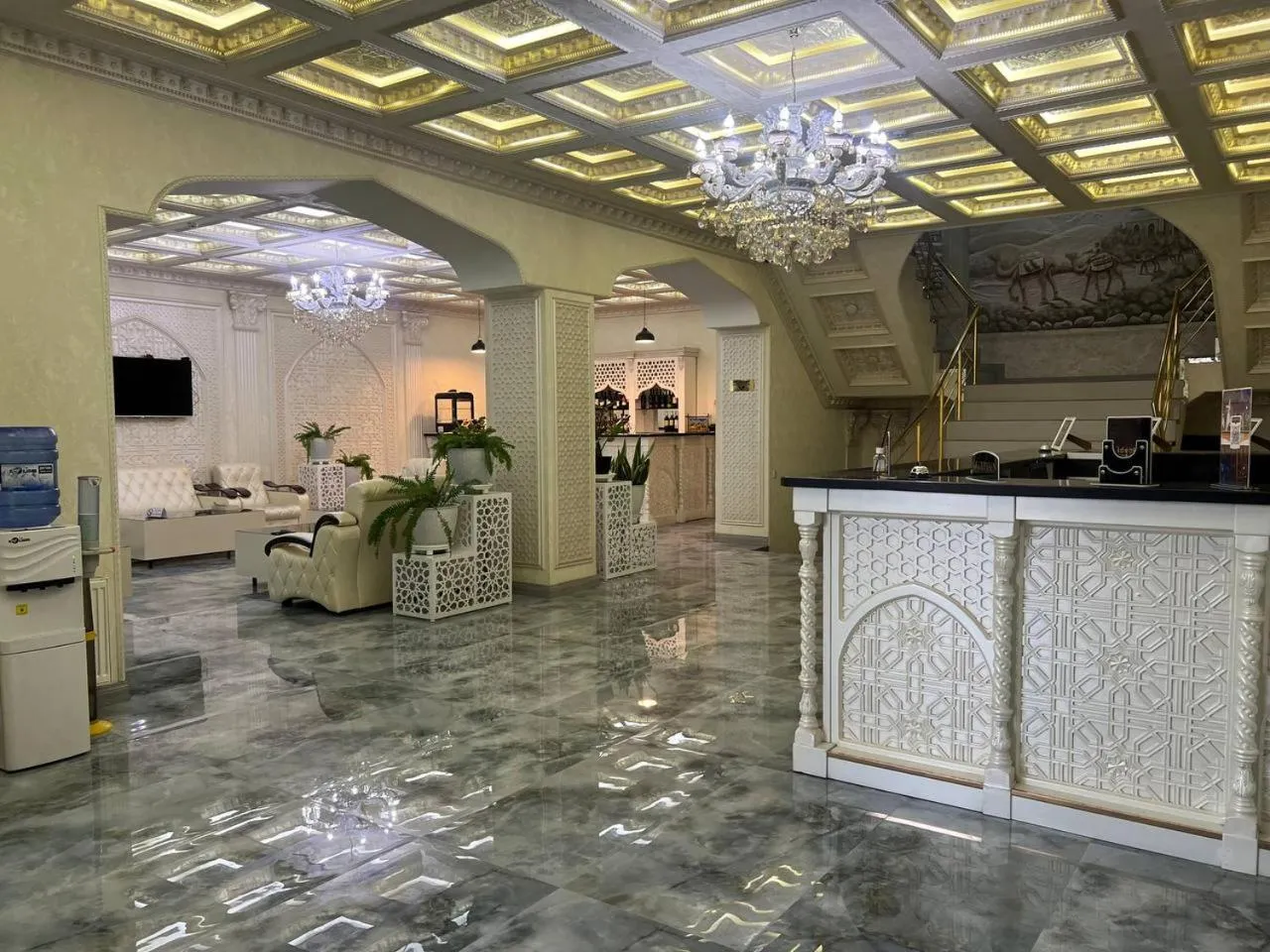 Living room in Ideal Hotel