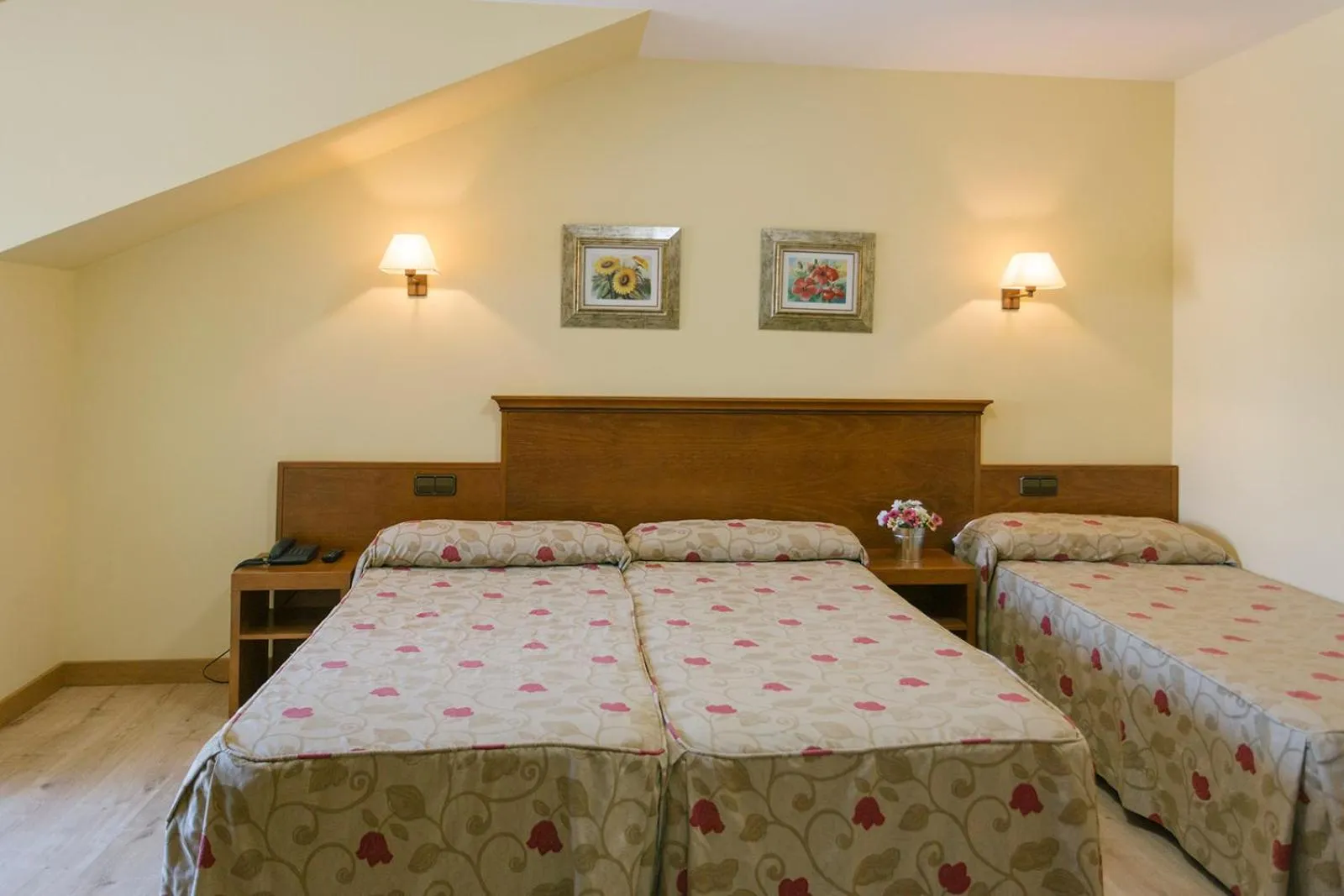 Bed in Hotel O Castro