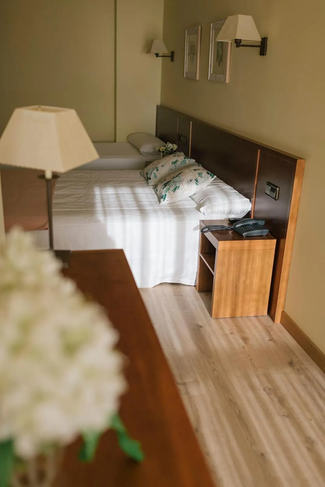 Bed in Hotel O Castro