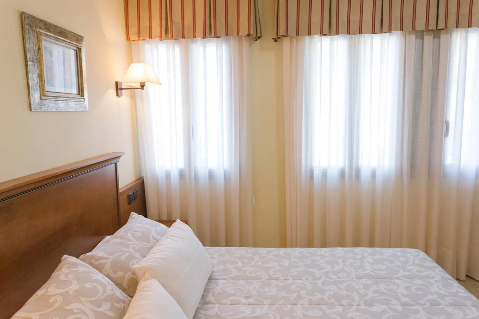 Bed in Hotel O Castro