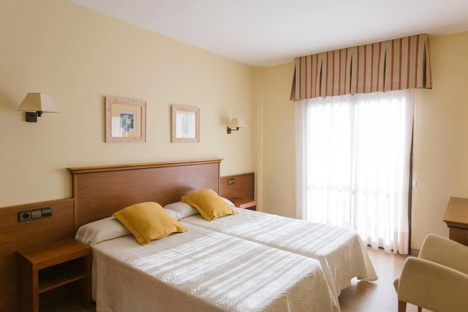 Bed in Hotel O Castro