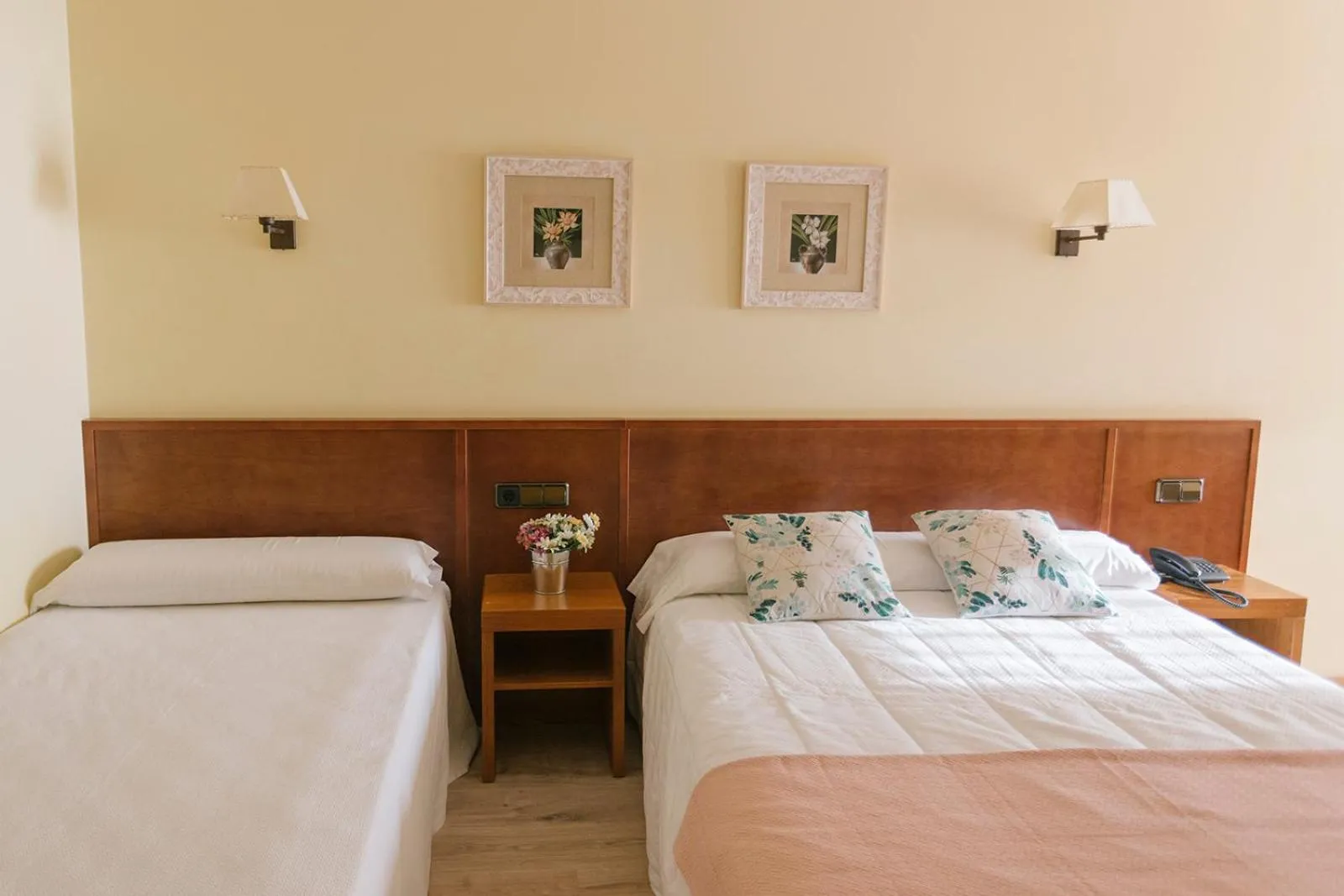 Bed in Hotel O Castro