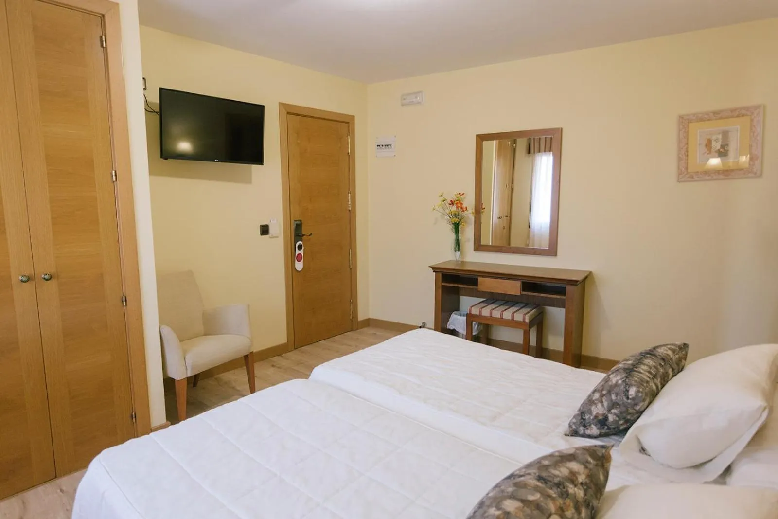 Bed in Hotel O Castro