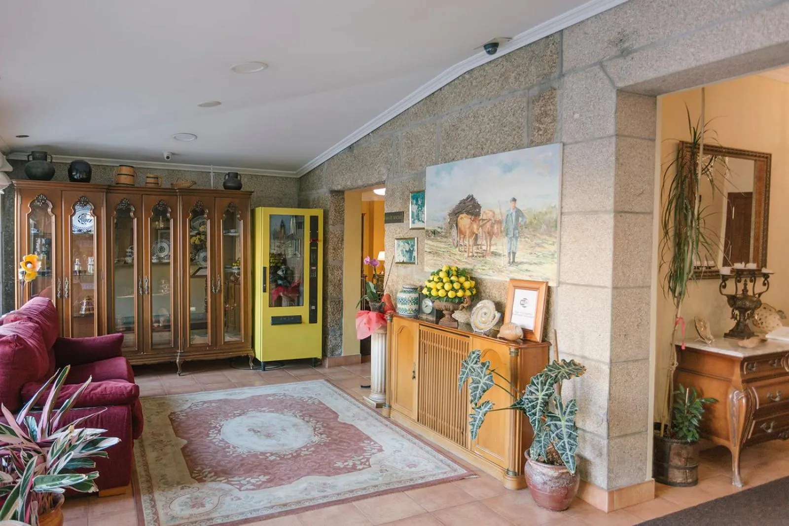 Lobby or reception in Hotel O Castro