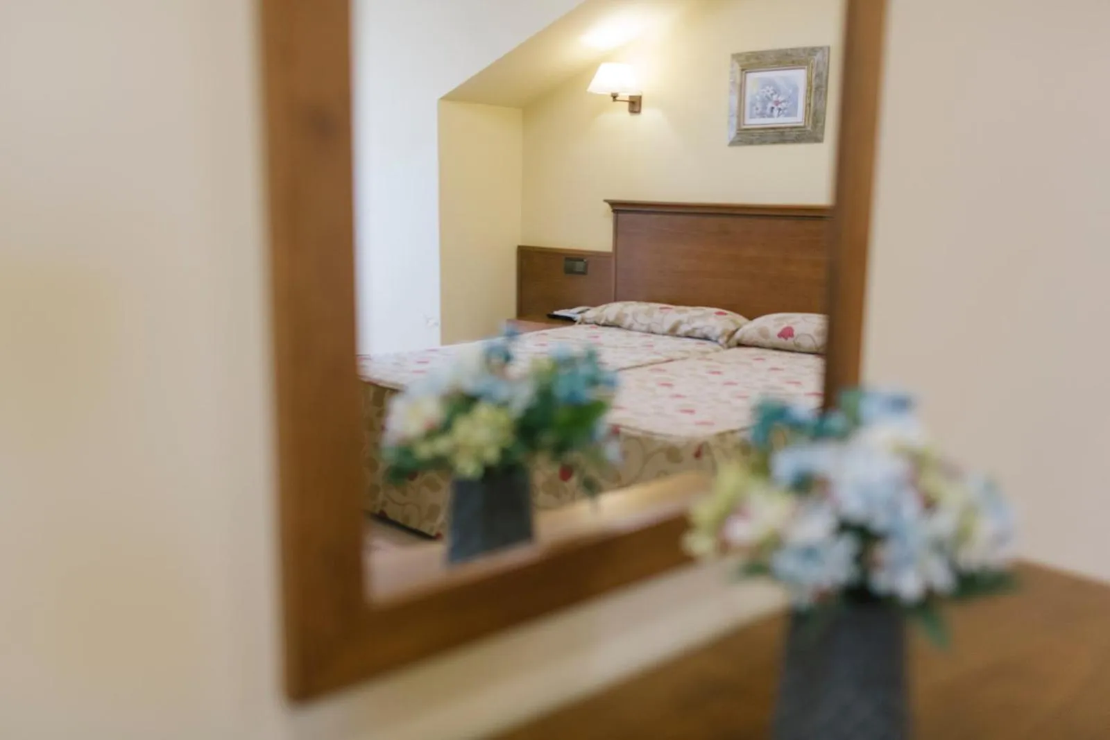 Bed in Hotel O Castro