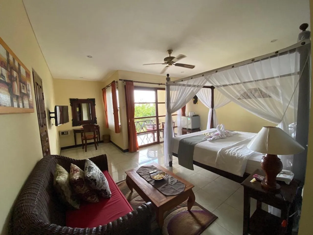 Photo of the whole room, Bed in Puri Wirata Dive Resort and Spa Amed