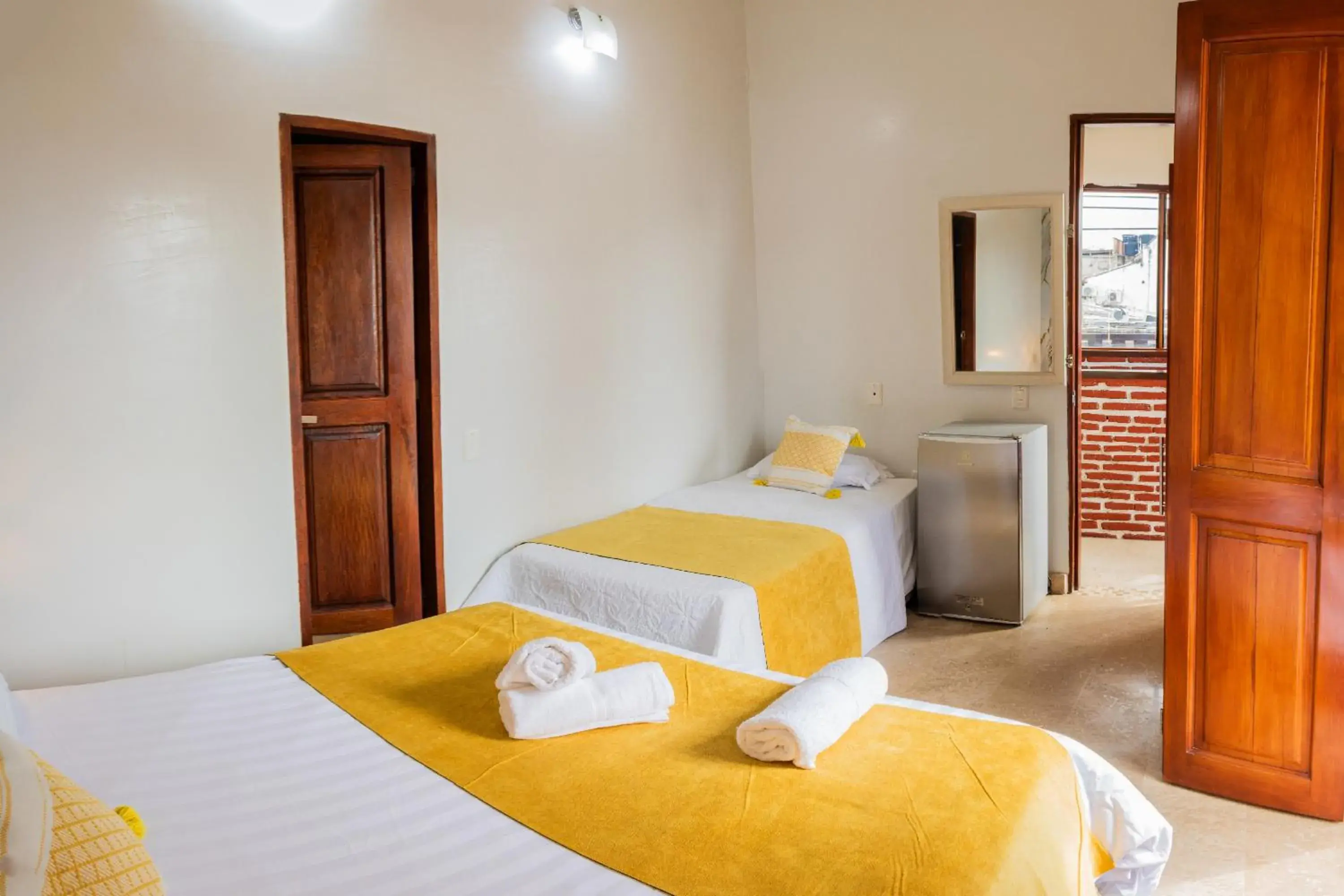 Bedroom, Bed in Hotel Casa Centenario Getsemaní Bedroom, Bed in Hotel Casa Centenario Getsemaní