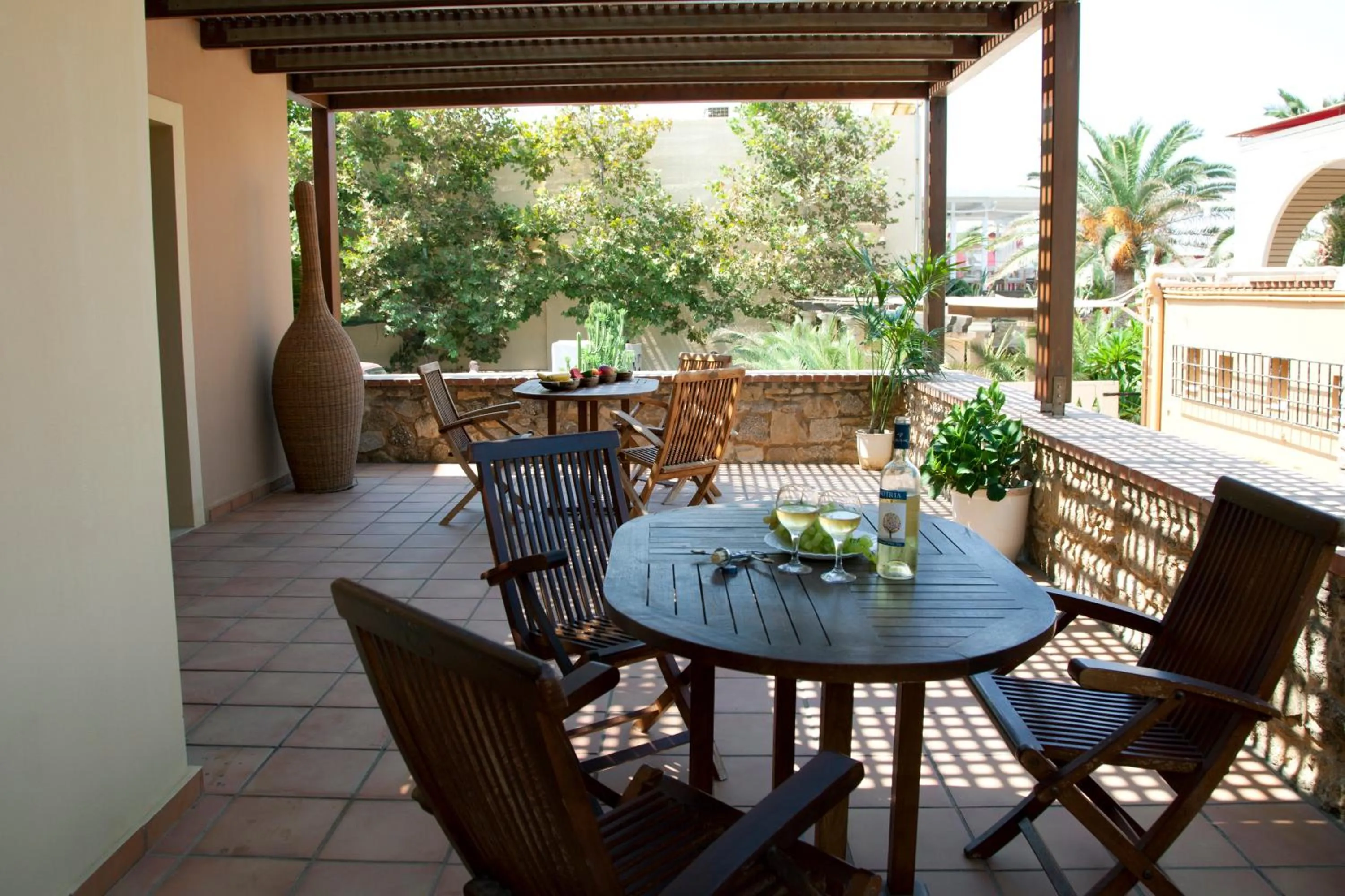 Balcony/Terrace in Mylos Hotel Apartments
