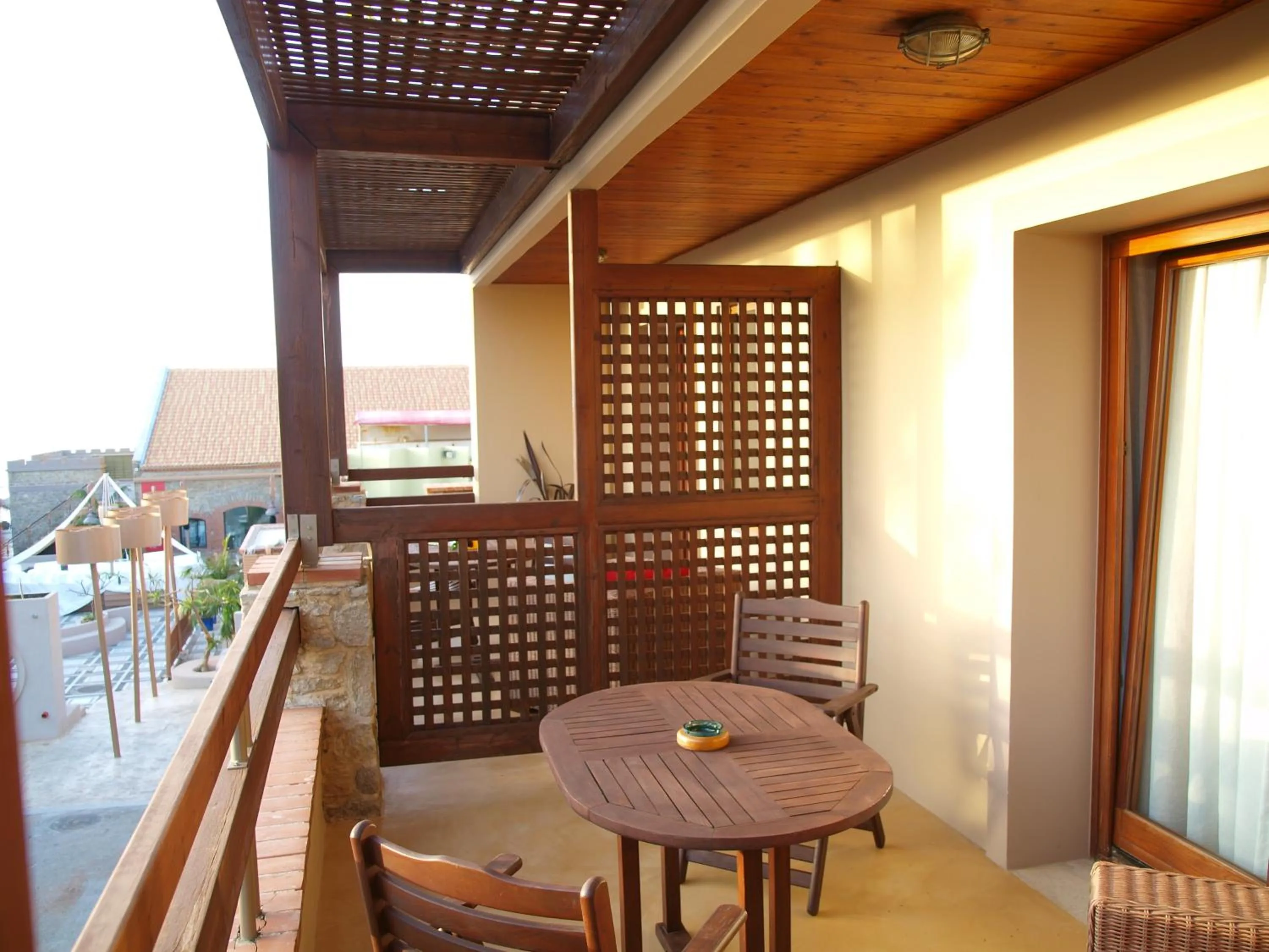 Balcony/Terrace in Mylos Hotel Apartments