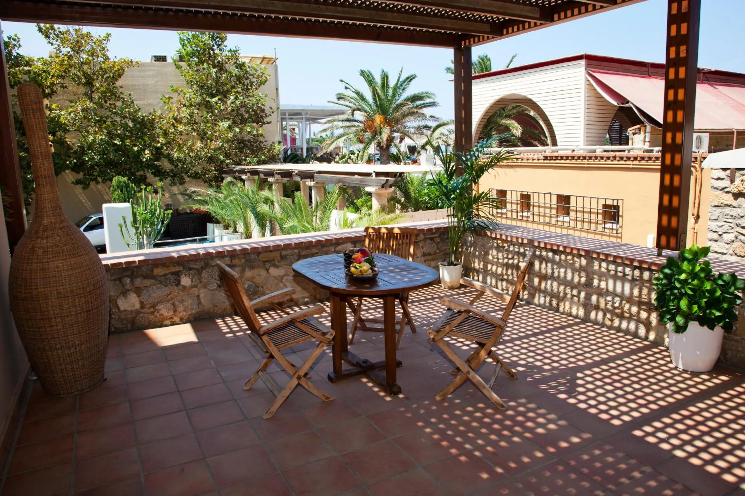 Balcony/Terrace in Mylos Hotel Apartments