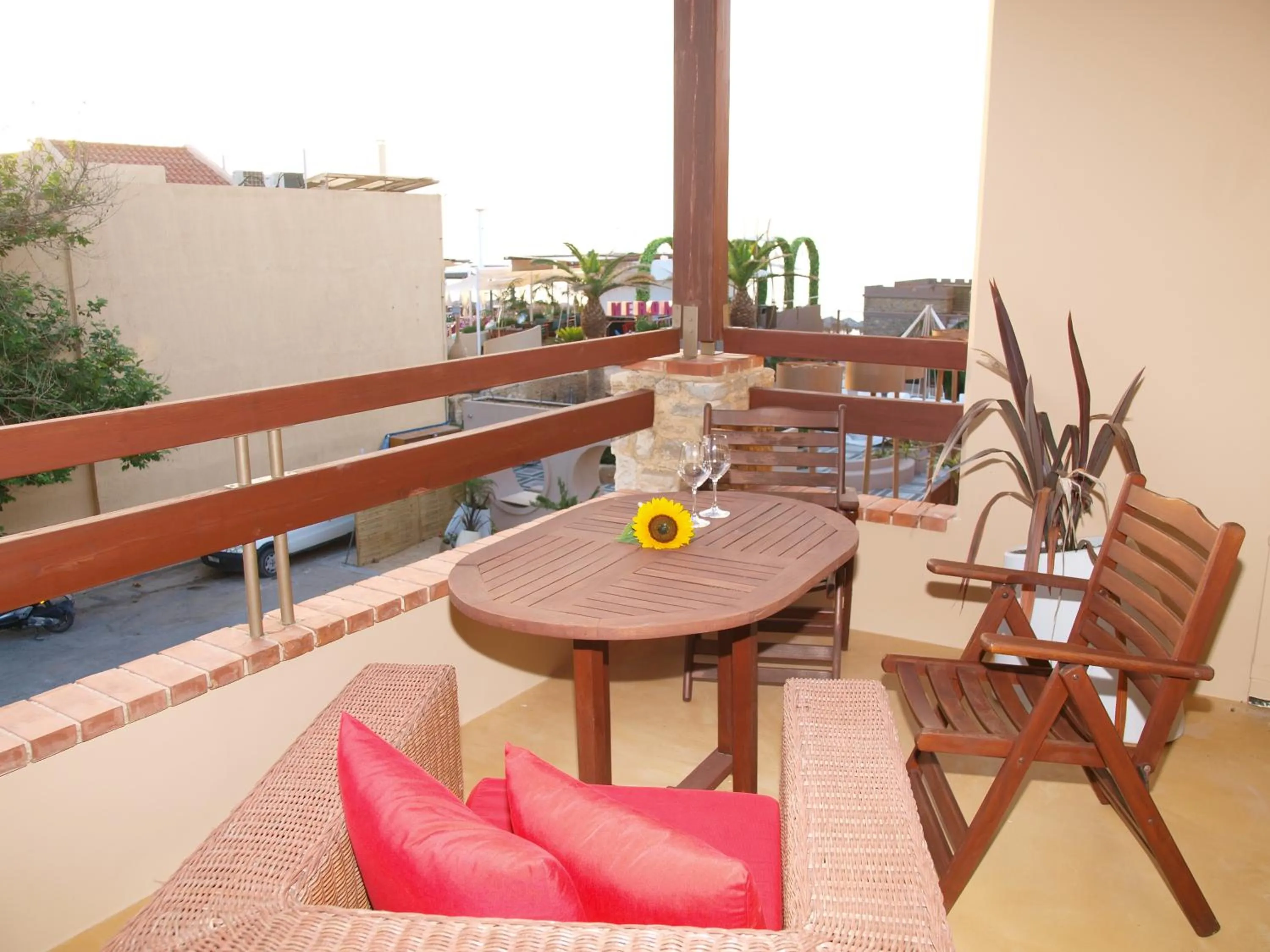 Balcony/Terrace in Mylos Hotel Apartments