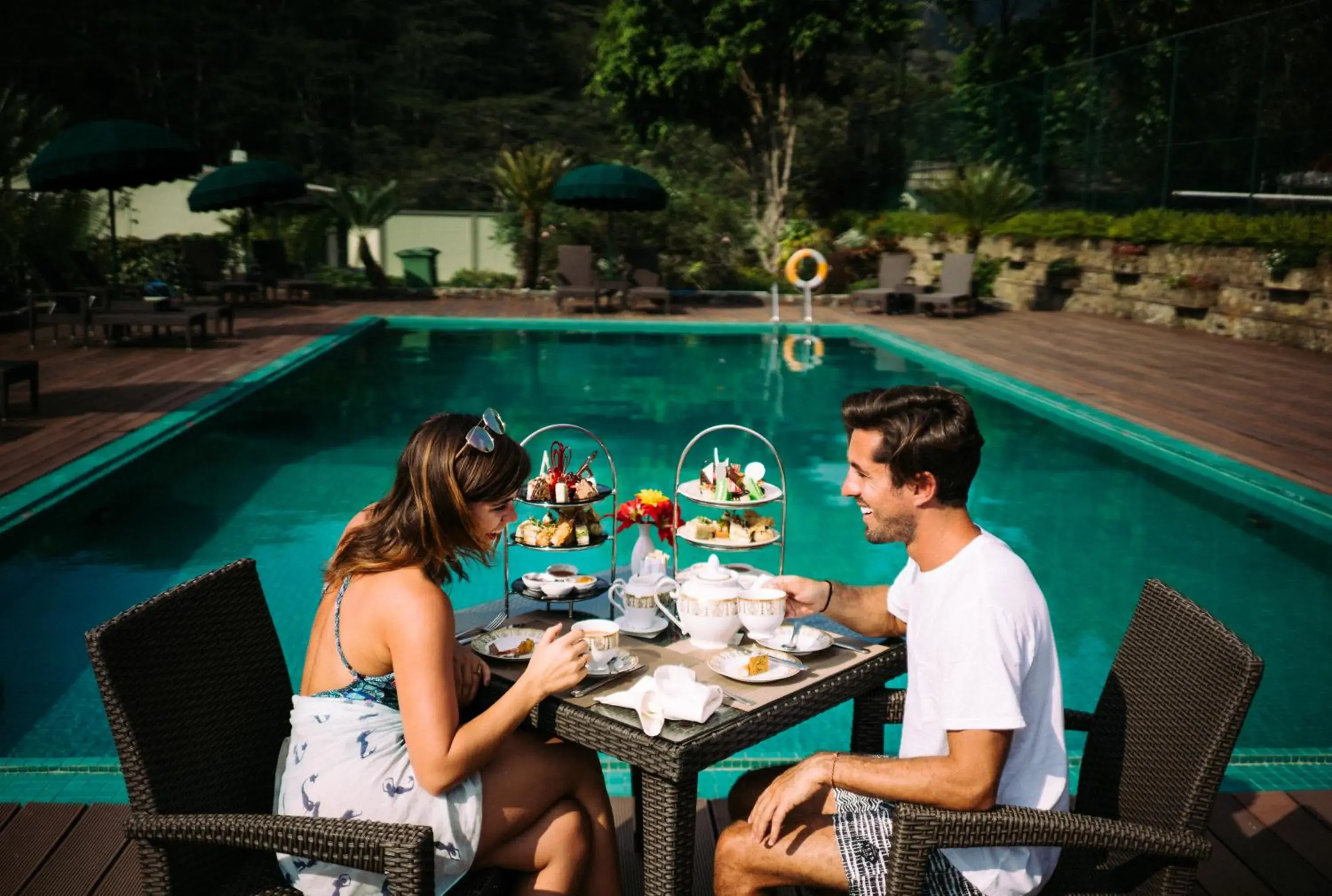 Swimming pool in Hunas Falls Swimming pool in Hunas Falls