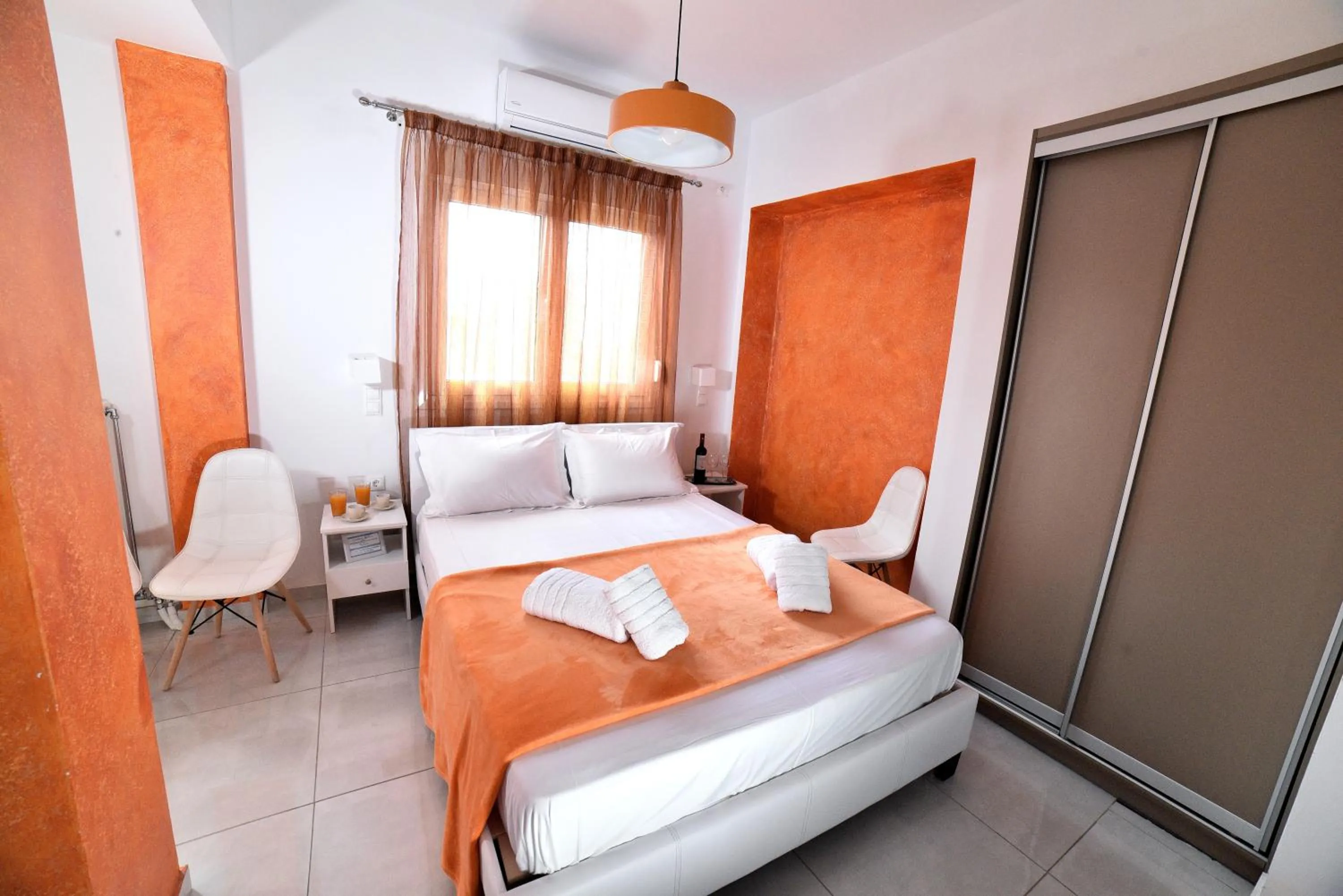 Bed in Central Athens Studios
