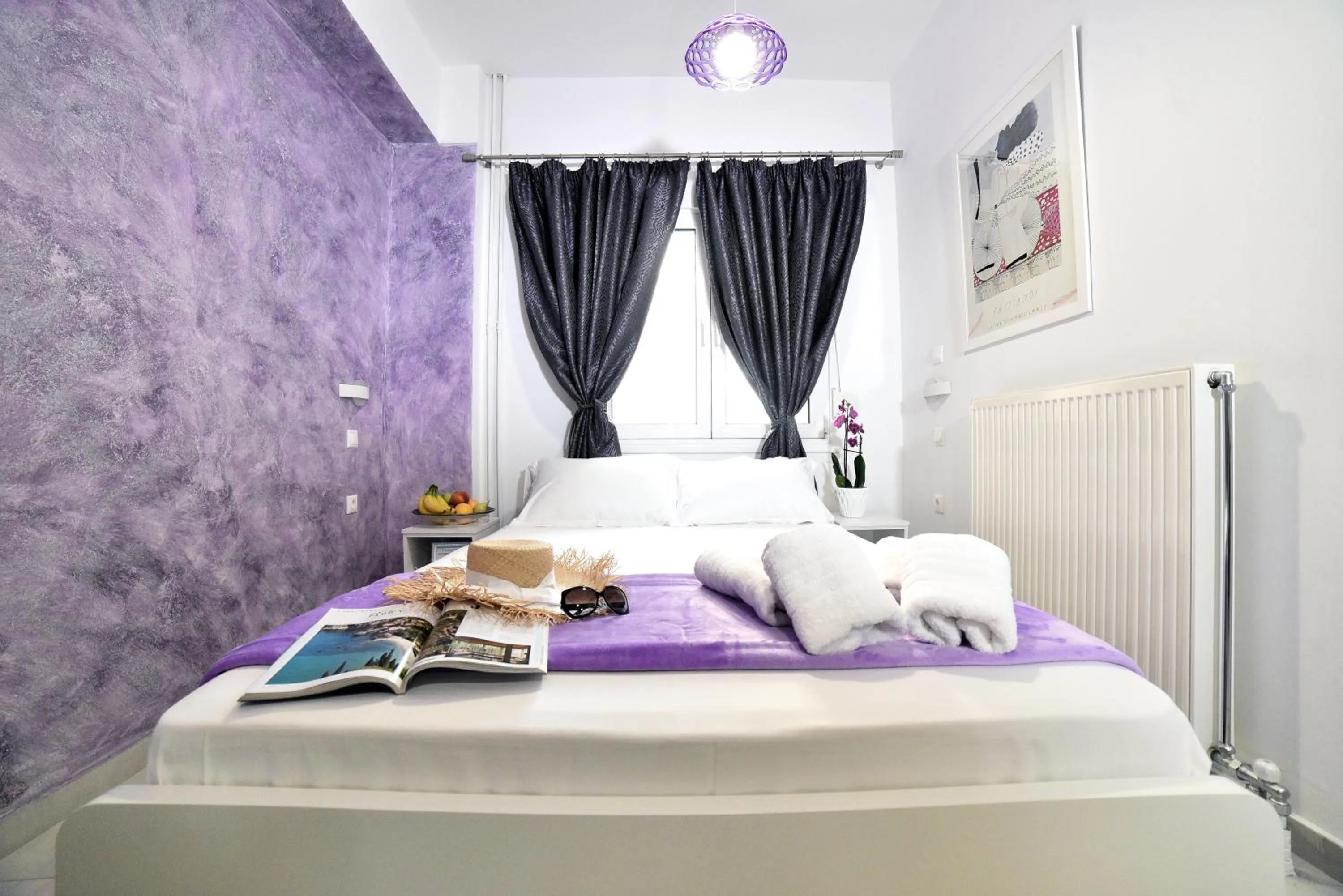 Bed in Central Athens Studios