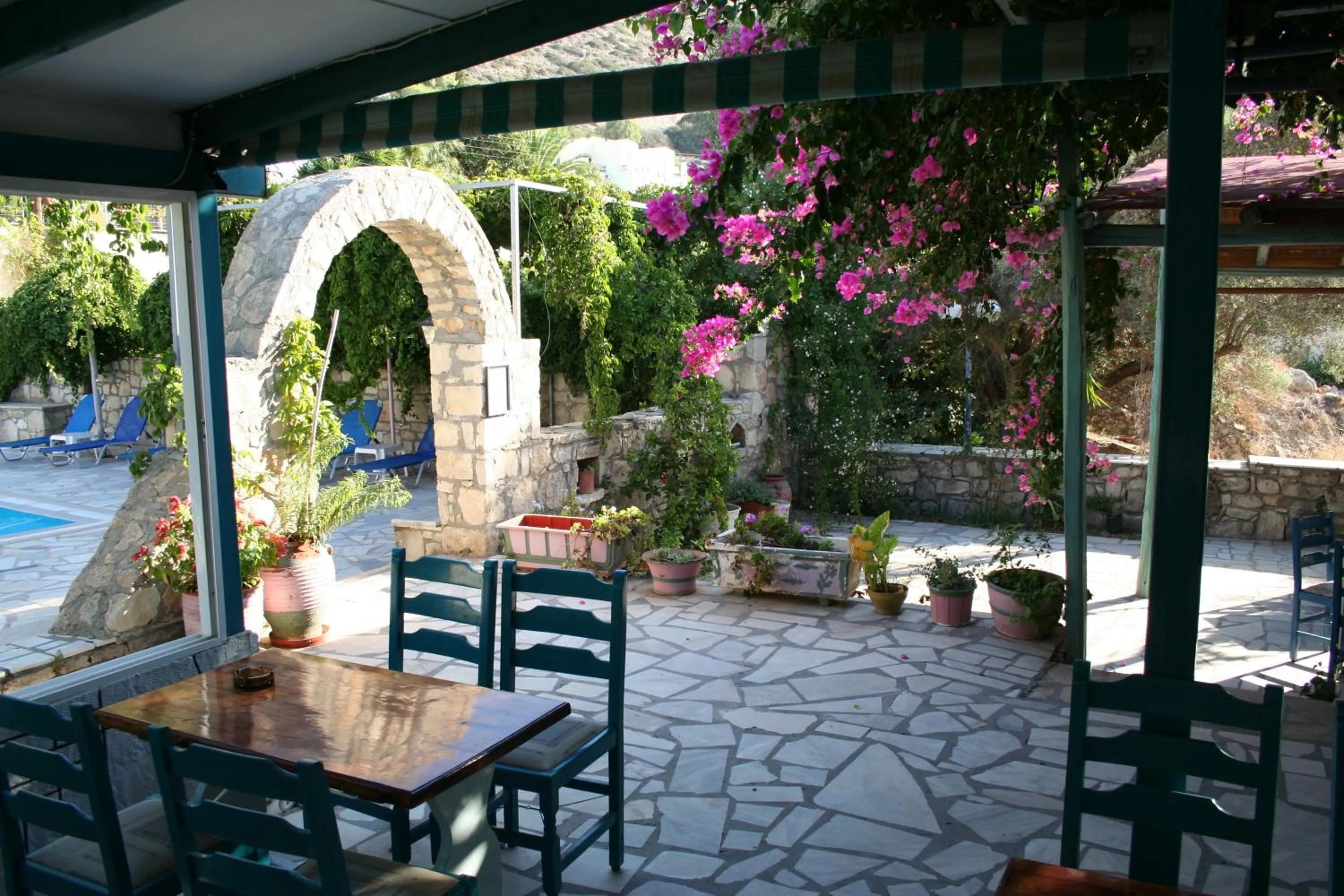 Patio in Armonia Hotel