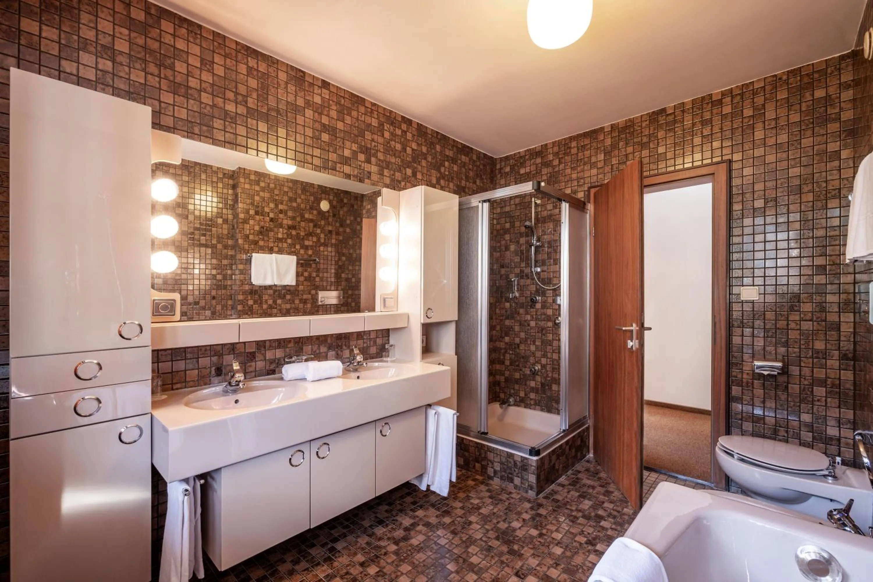 Bathroom in Aparthotel Andreas Hofer