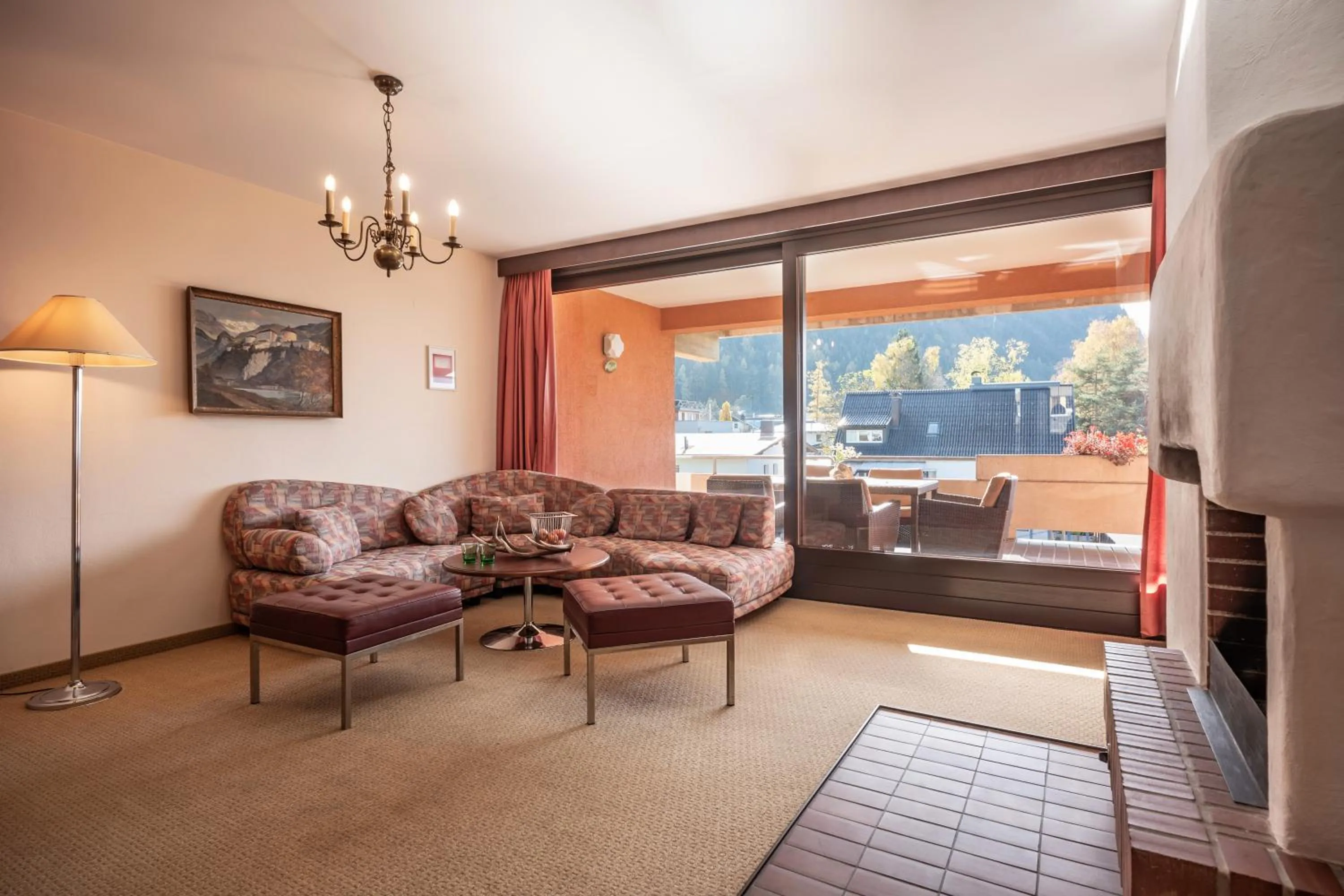 Living room in Aparthotel Andreas Hofer