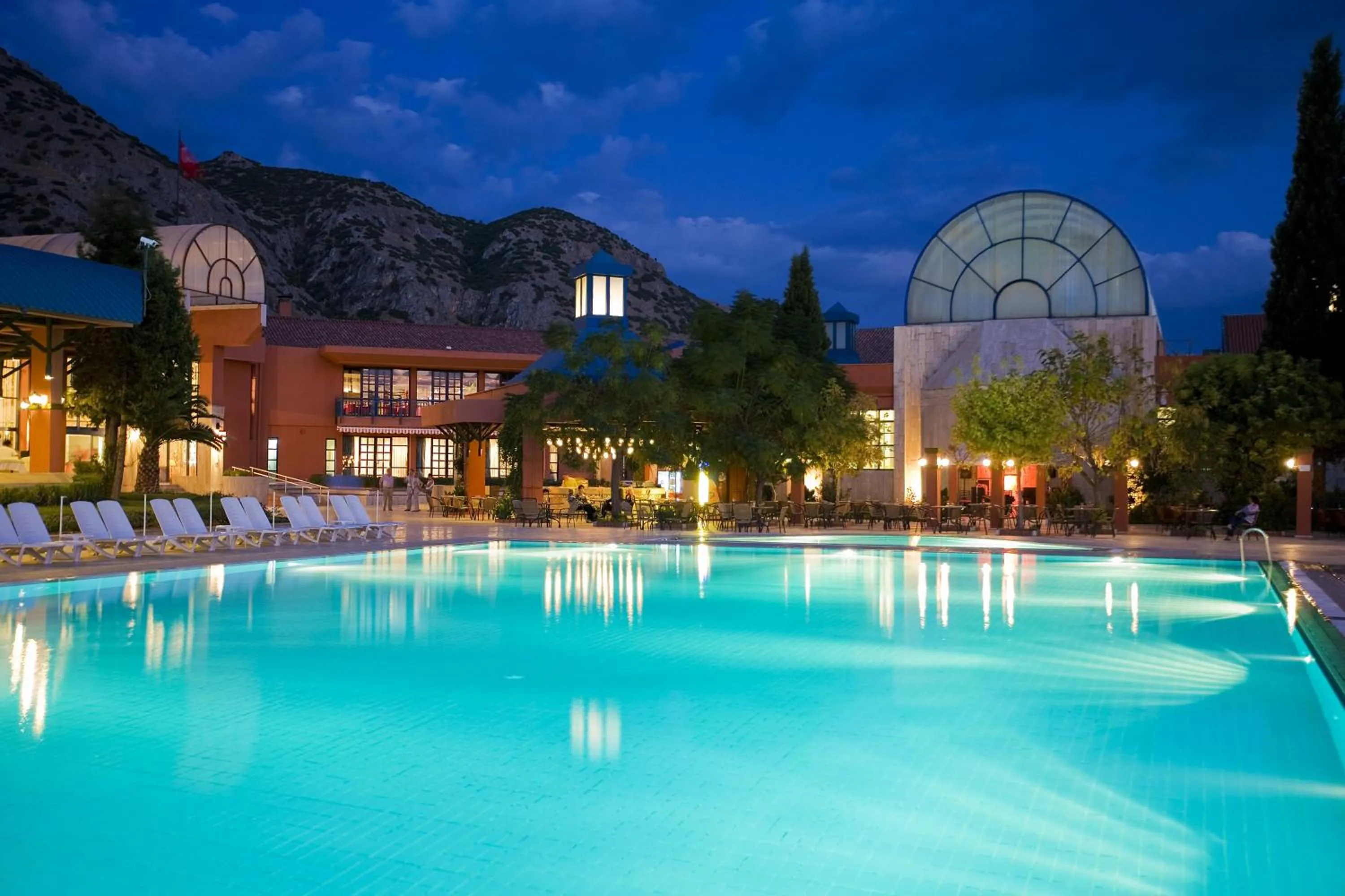 Swimming pool in Spa Hotel Colossae Thermal