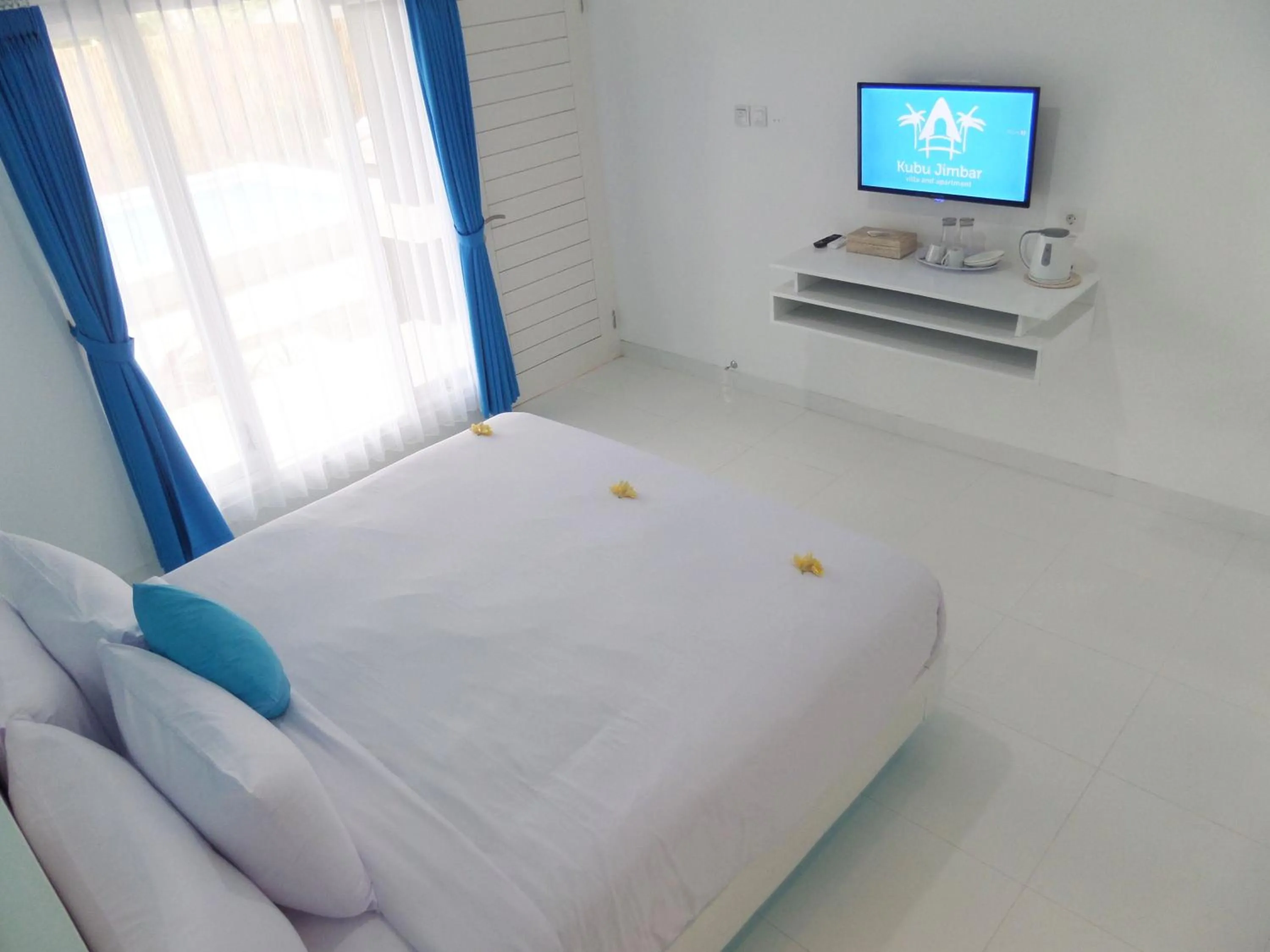 Decorative detail, Bed in Kubu Jimbar