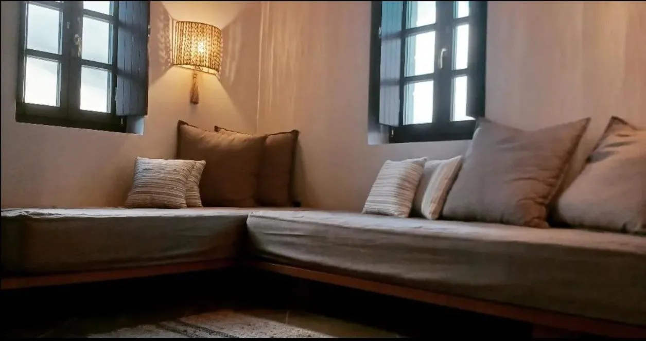 Bed in Areos Polis Boutique Hotel