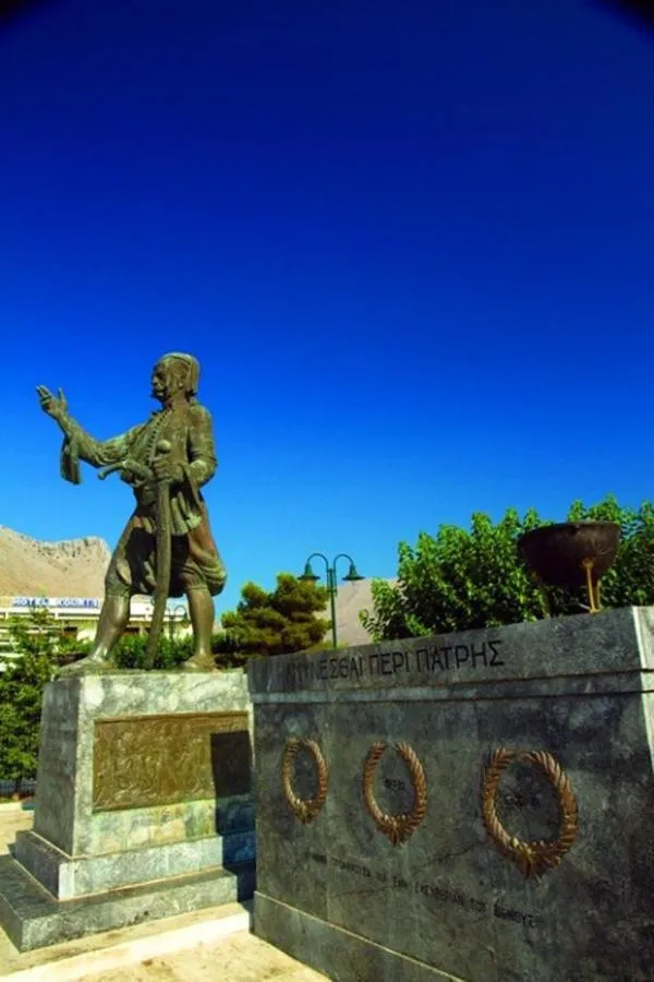 Decorative detail in Areos Polis Boutique Hotel