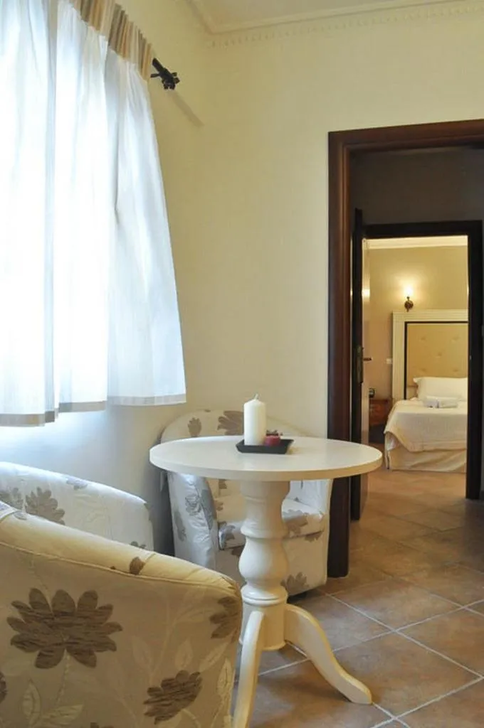 Bed in Areos Polis Boutique Hotel