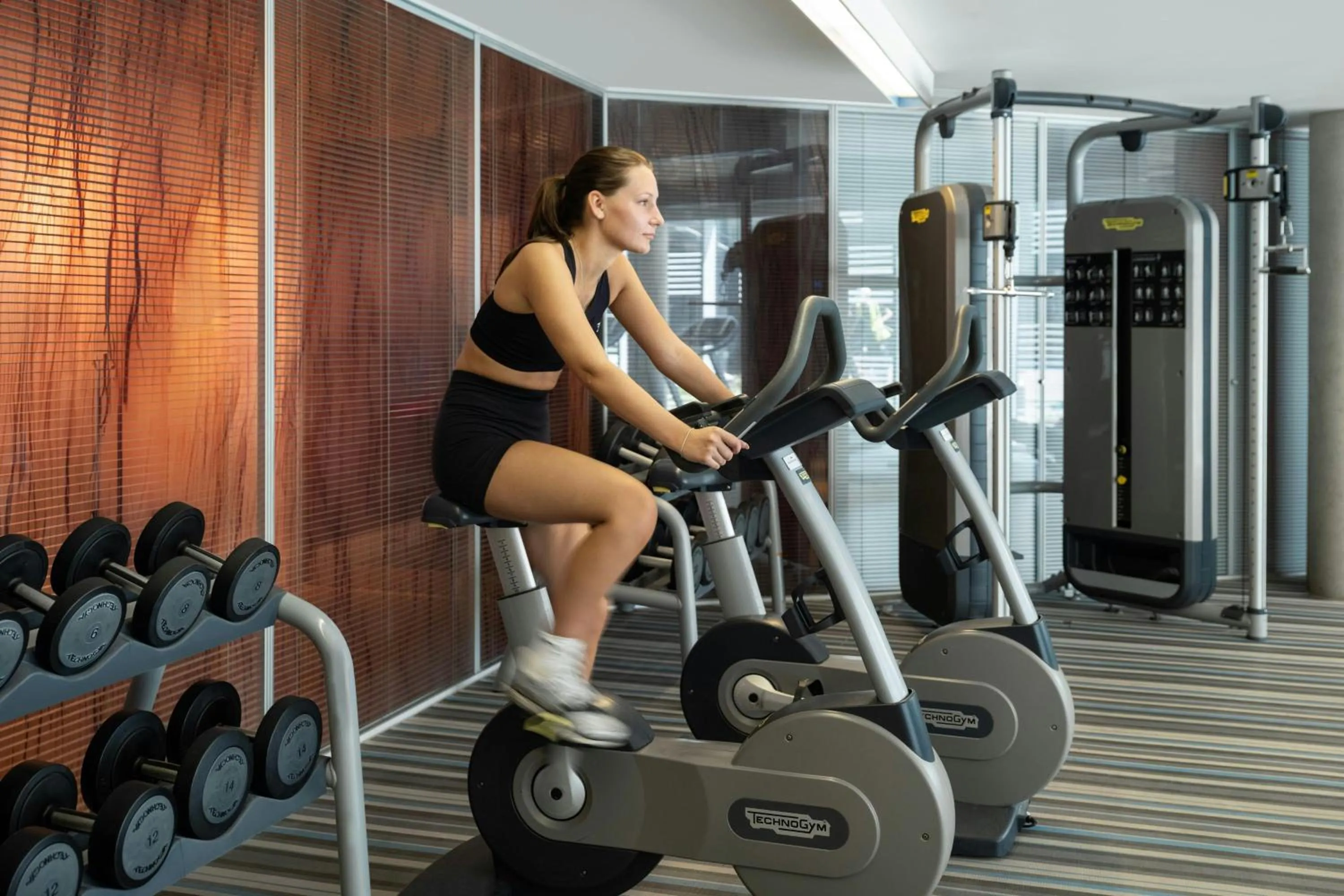 Fitness centre/facilities in Aloft London Excel