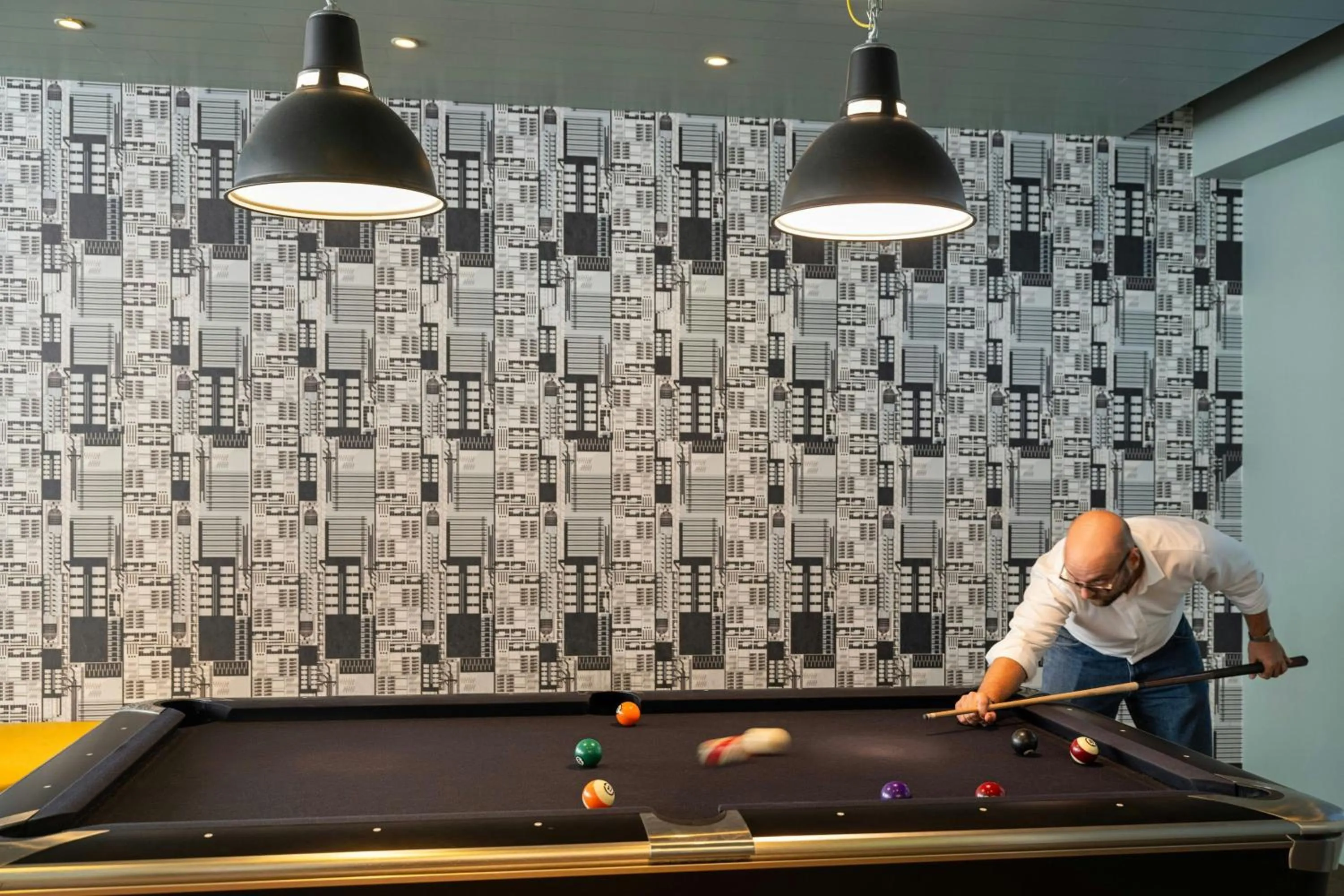 Swimming pool in Aloft London Excel