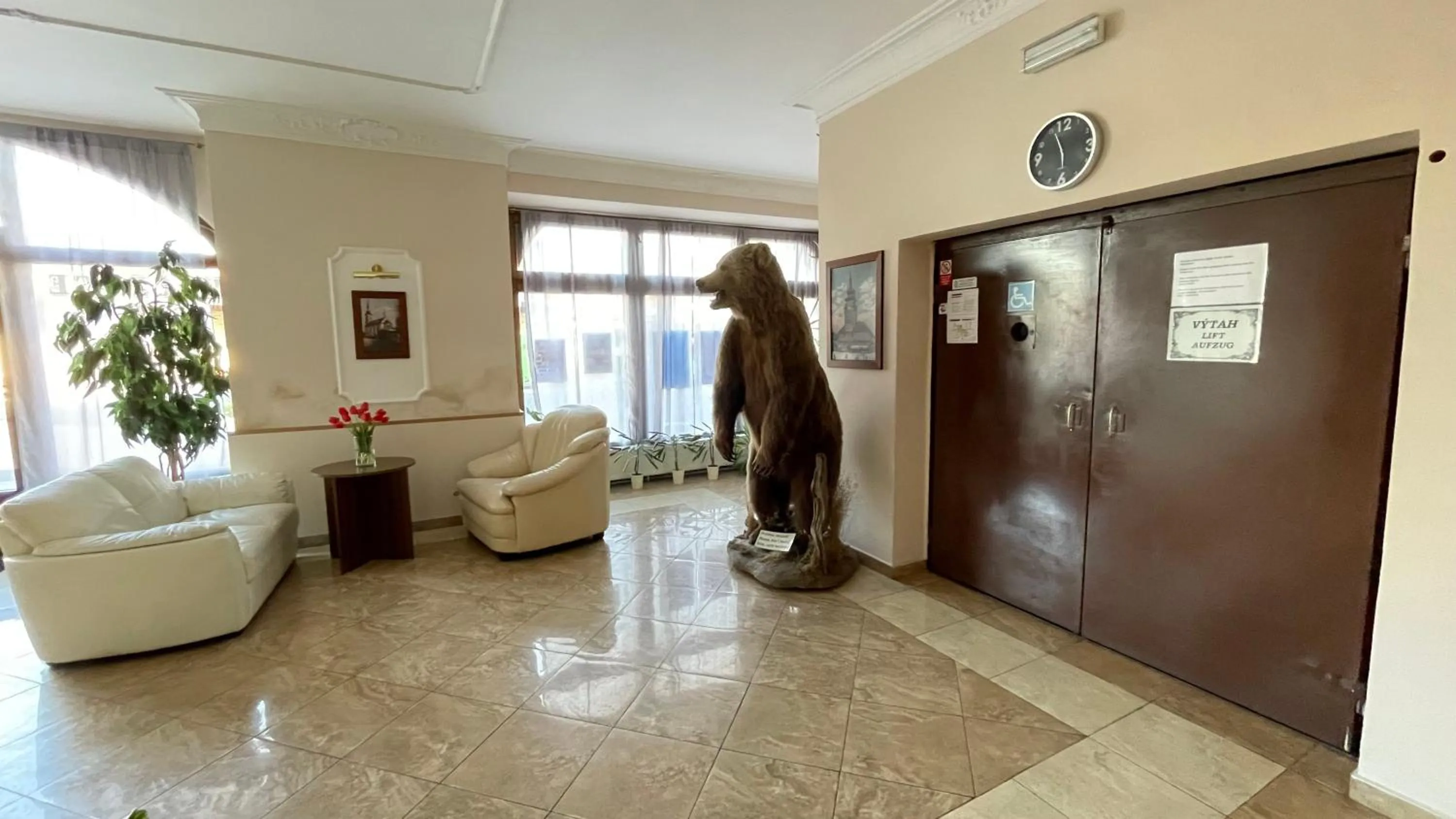 Lobby or reception in Hotel Černý Orel Žatec