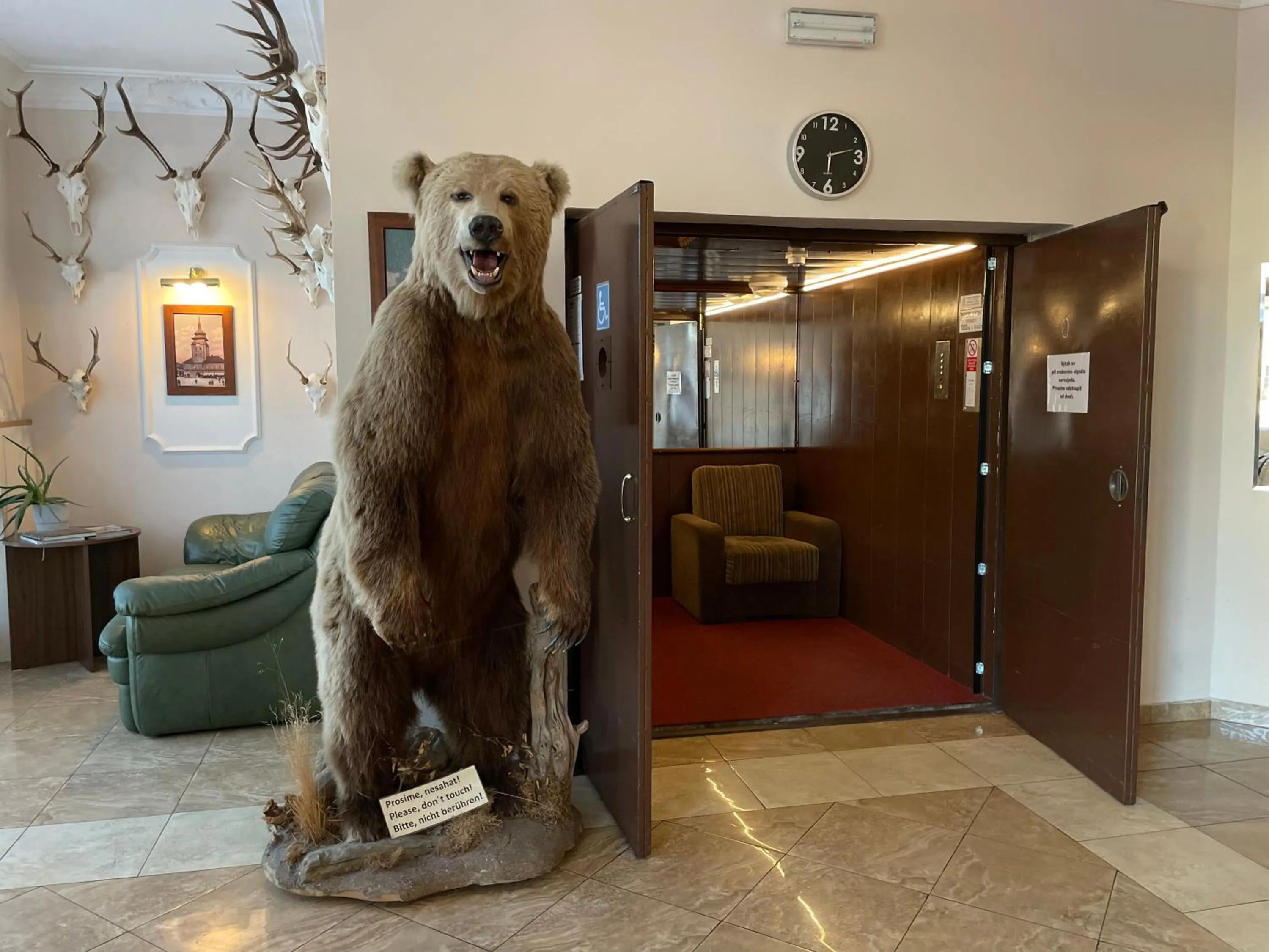 Lobby or reception in Hotel Černý Orel Žatec