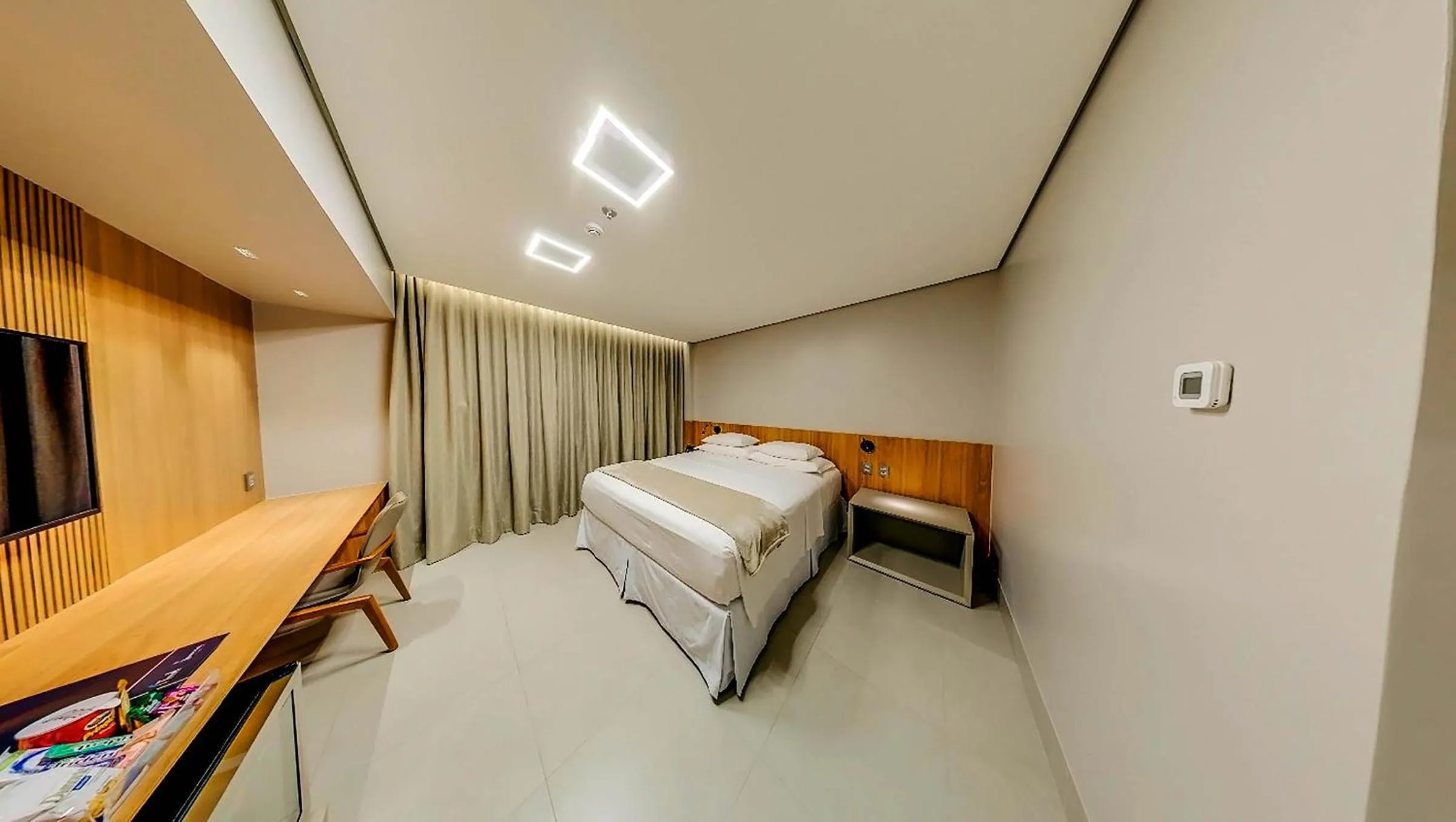 Bed in Amazon Taiamã Hotel