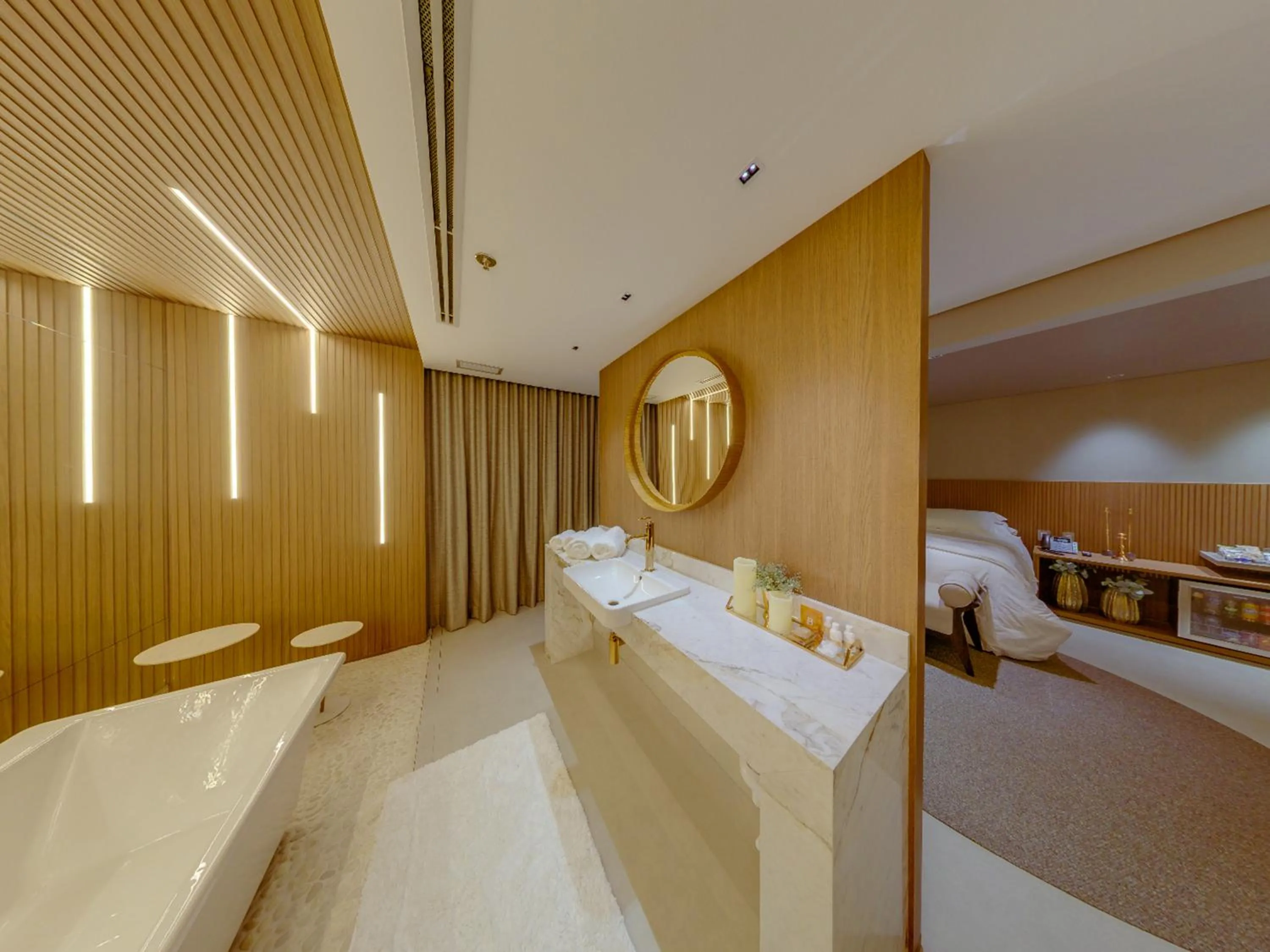 Hot Spring Bath in Amazon Taiamã Hotel