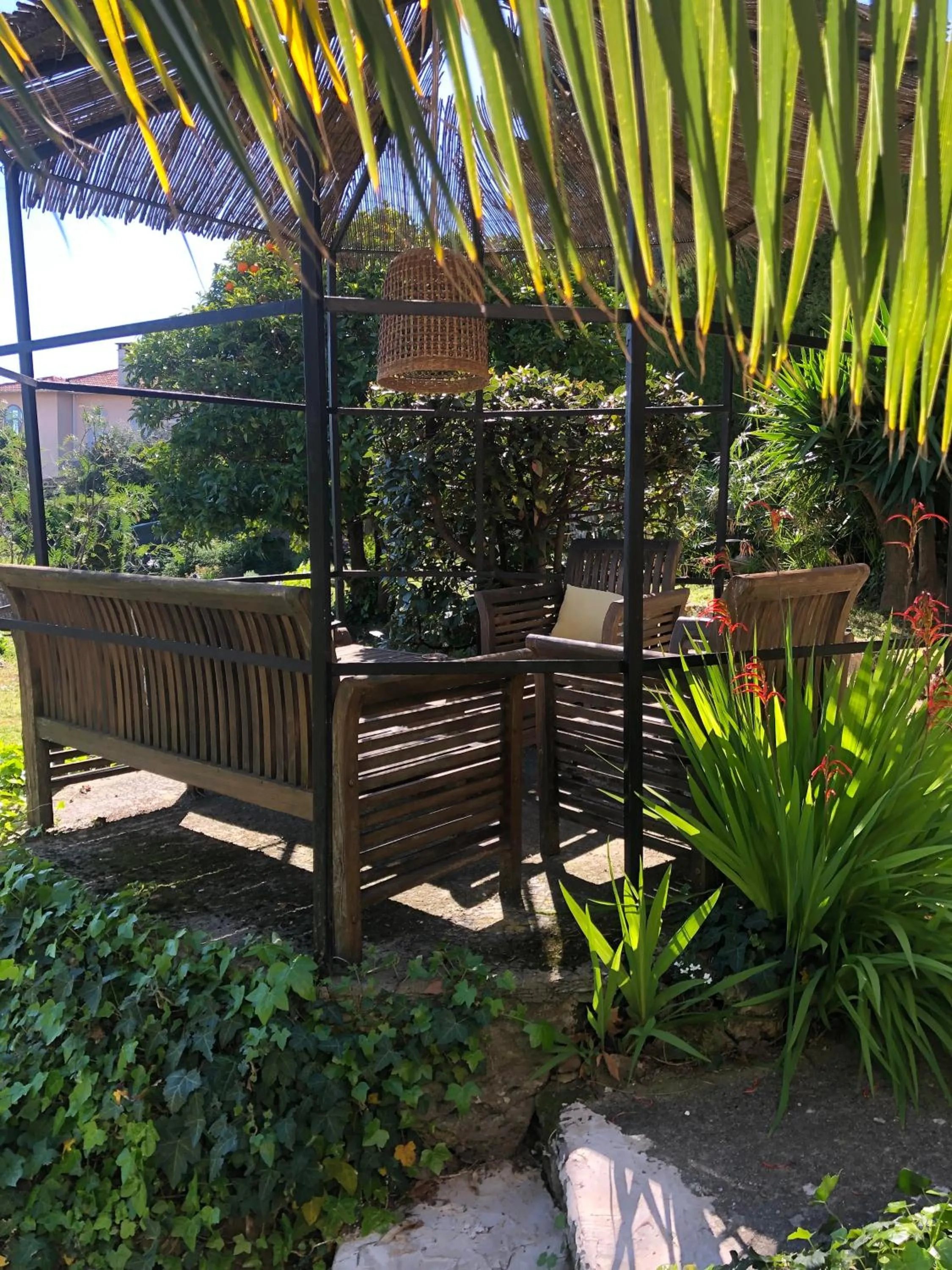 Patio in Bed & Breakfast Chambres d'hôtes COTTAGE BELLEVUE