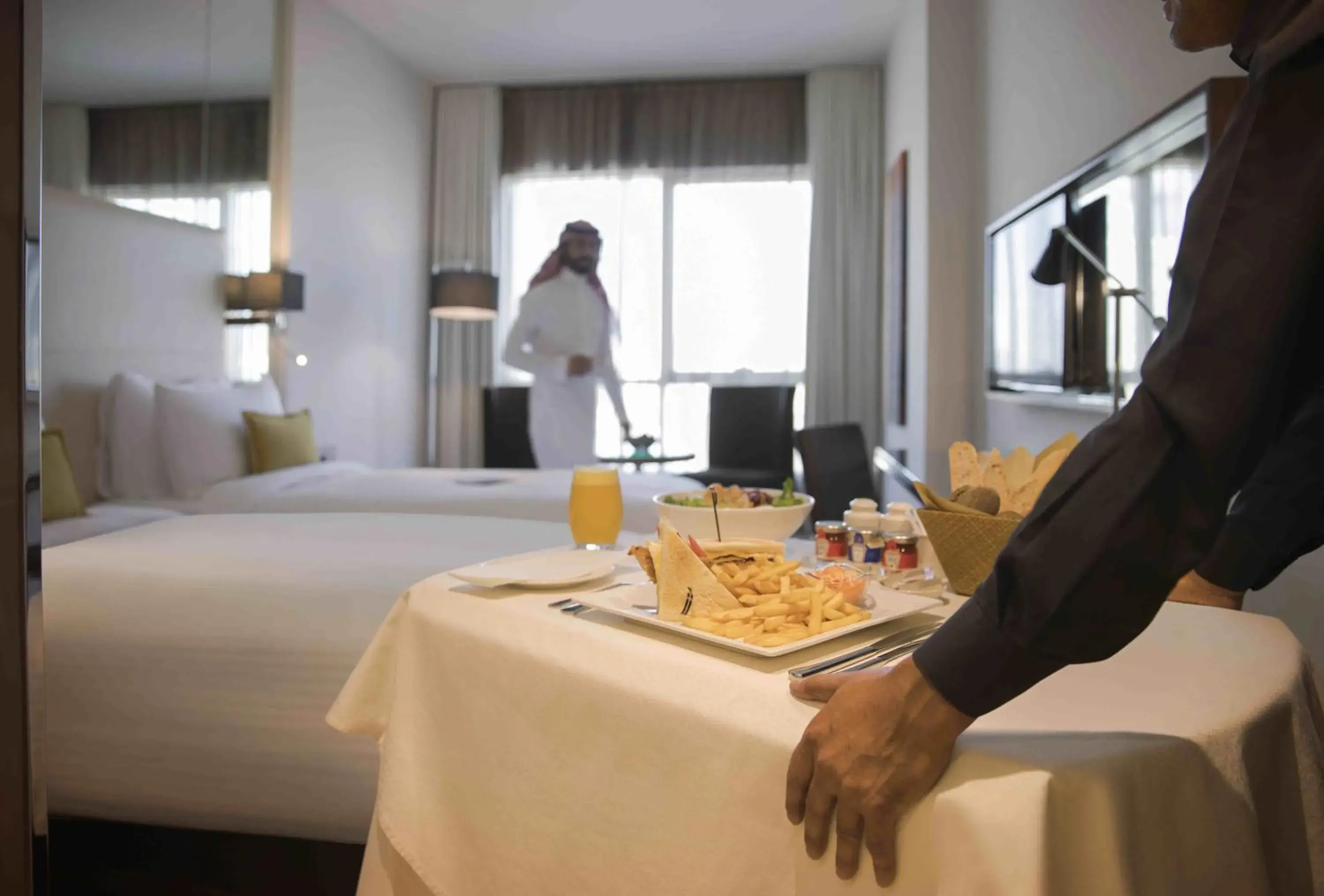 Food and drinks, Bed in Centro Salama Jeddah by Rotana Food and drinks, Bed in Centro Salama Jeddah by Rotana